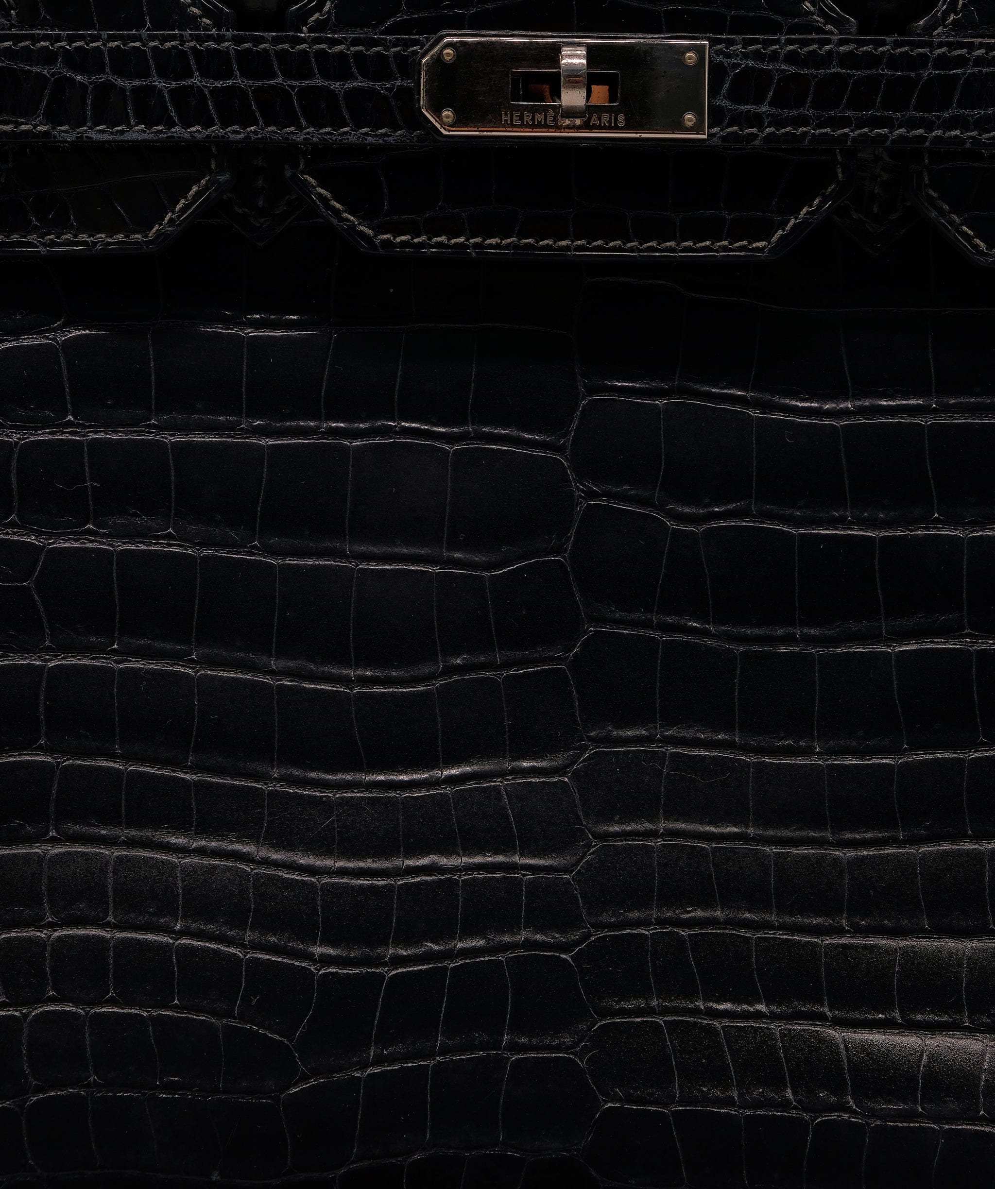 Hermès Hermes Crocodile Birkin 35 PHW ASC4712