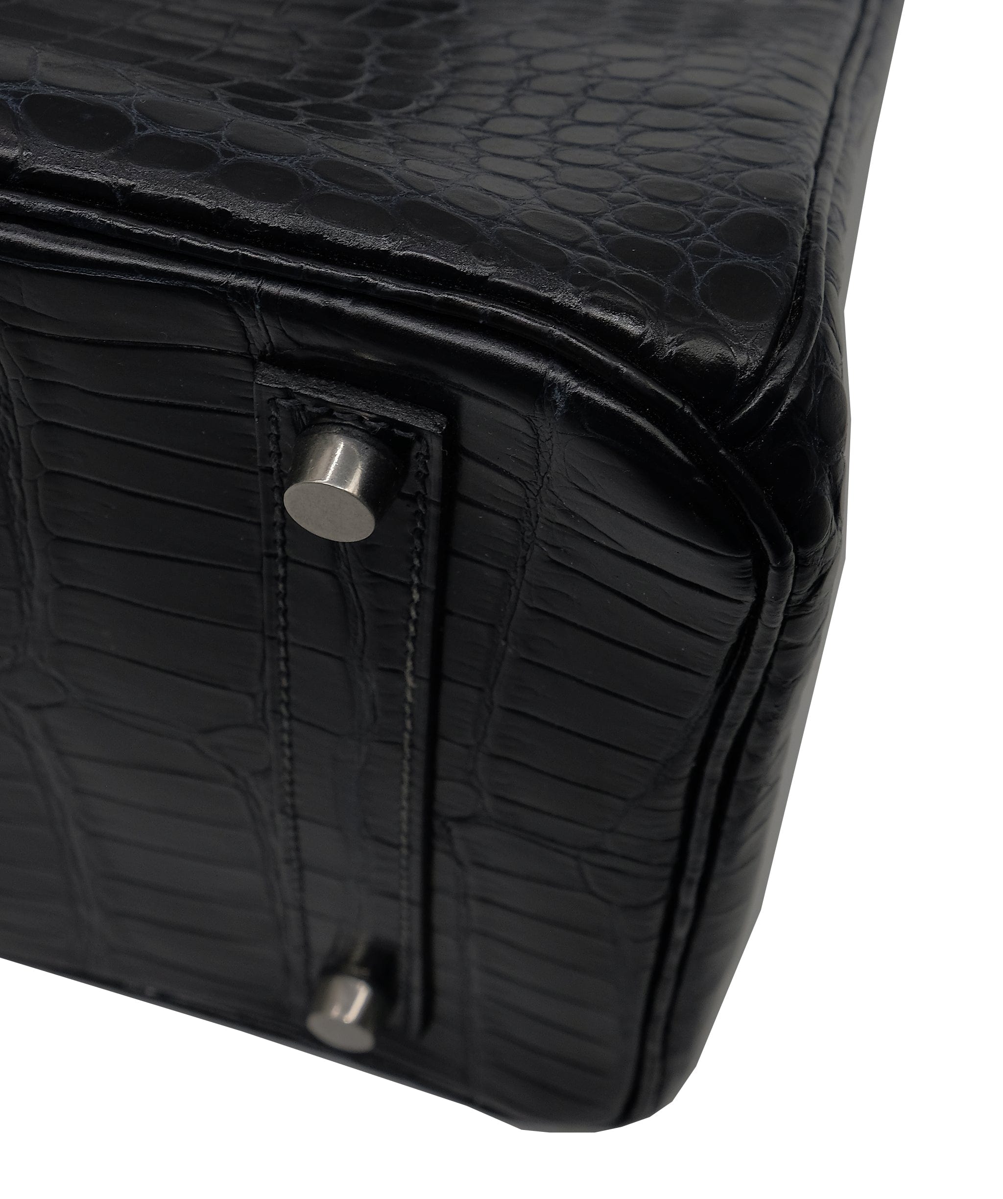 Hermès Hermes Crocodile Birkin 35 PHW ASC4712