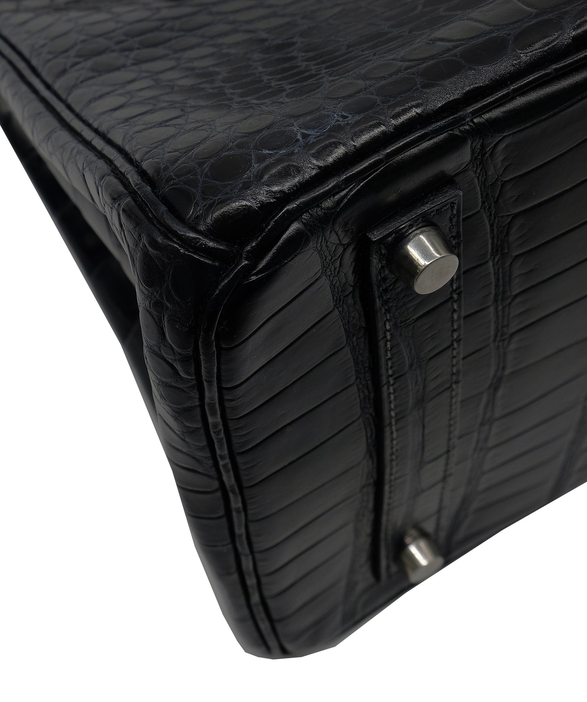 Hermès Hermes Crocodile Birkin 35 PHW ASC4712