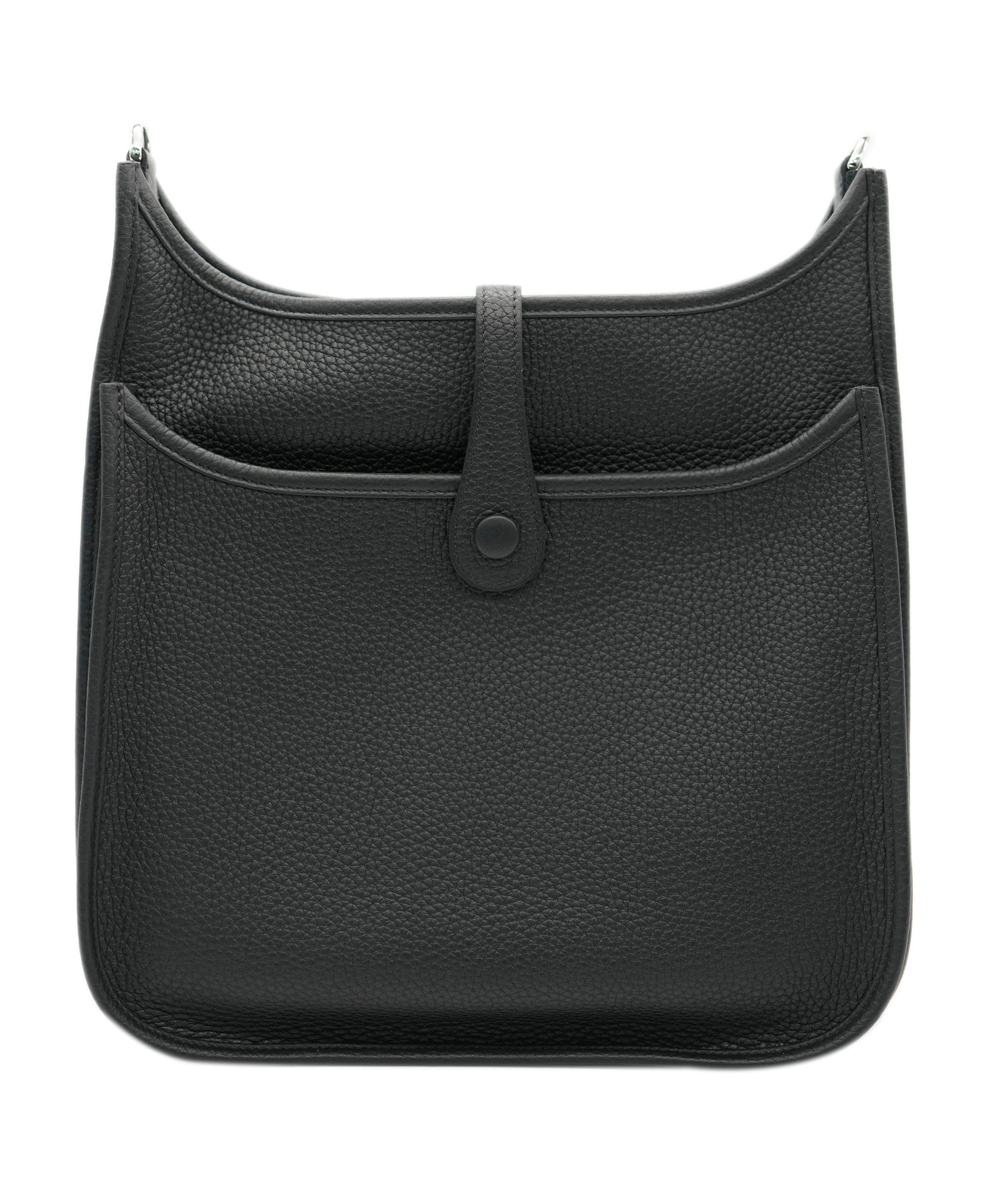 Hermès Hermes Evelyn GM Black With Silver Hardware ALC1762