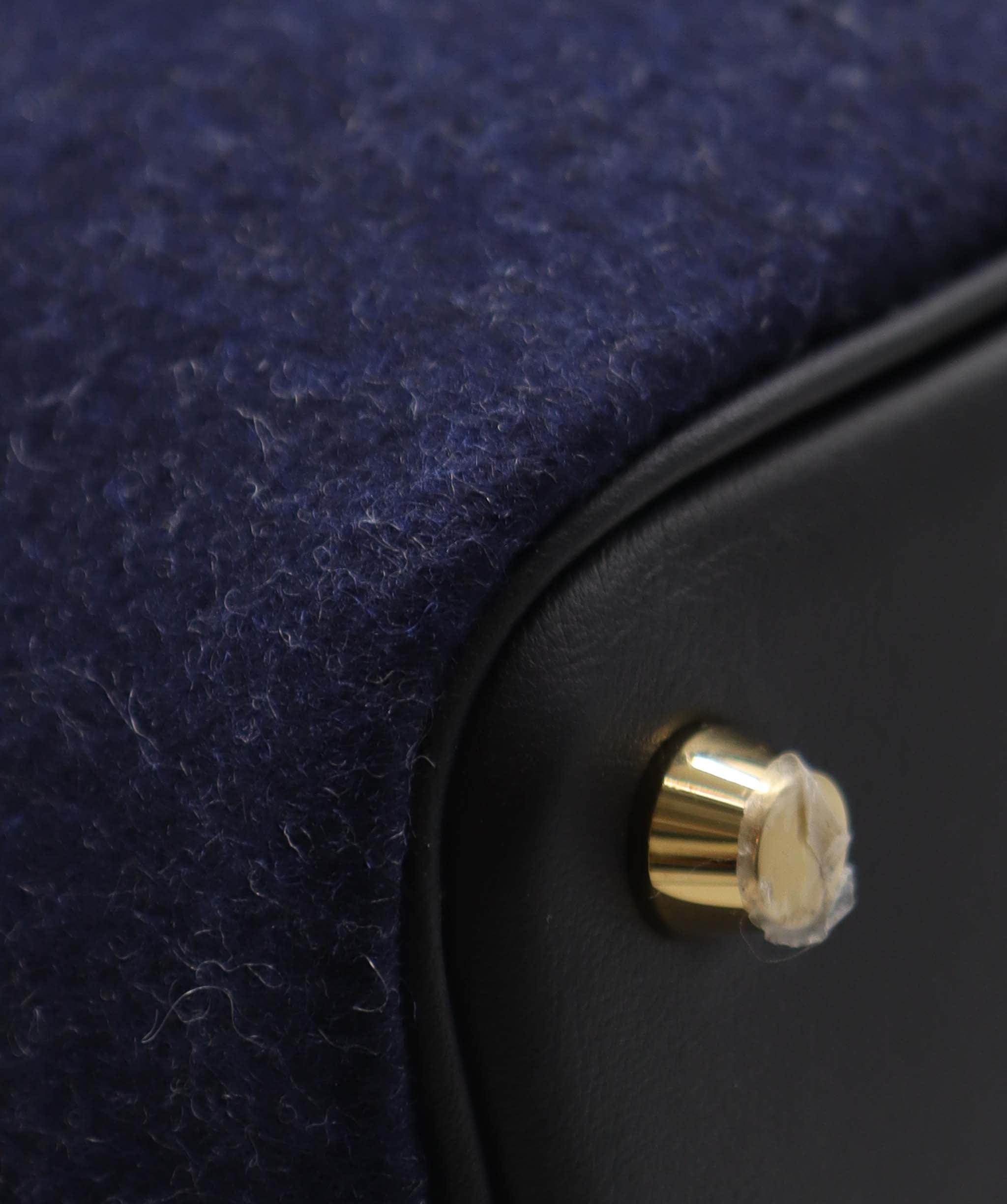 Hermès HERMES "FELT" PICOTIN 18 NAVY BLUE RJC4445