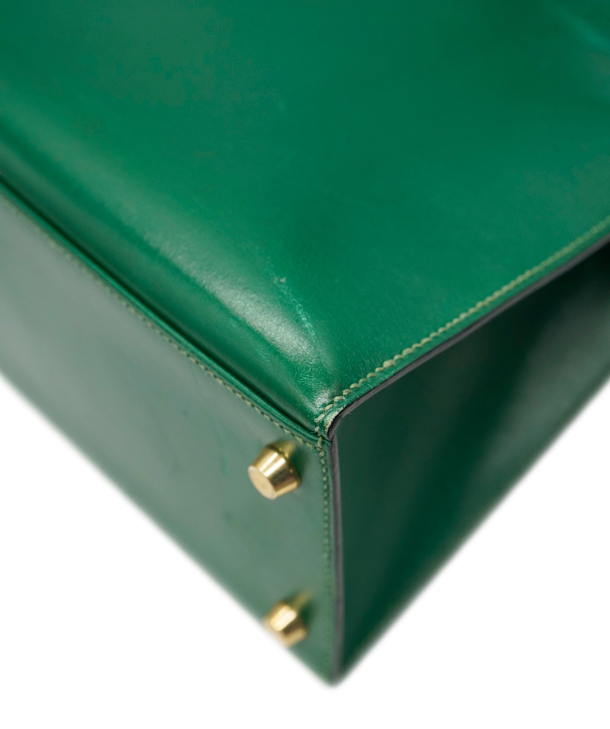 Hermès Hermes green box leather kelly 28 with GHW - AJC0920