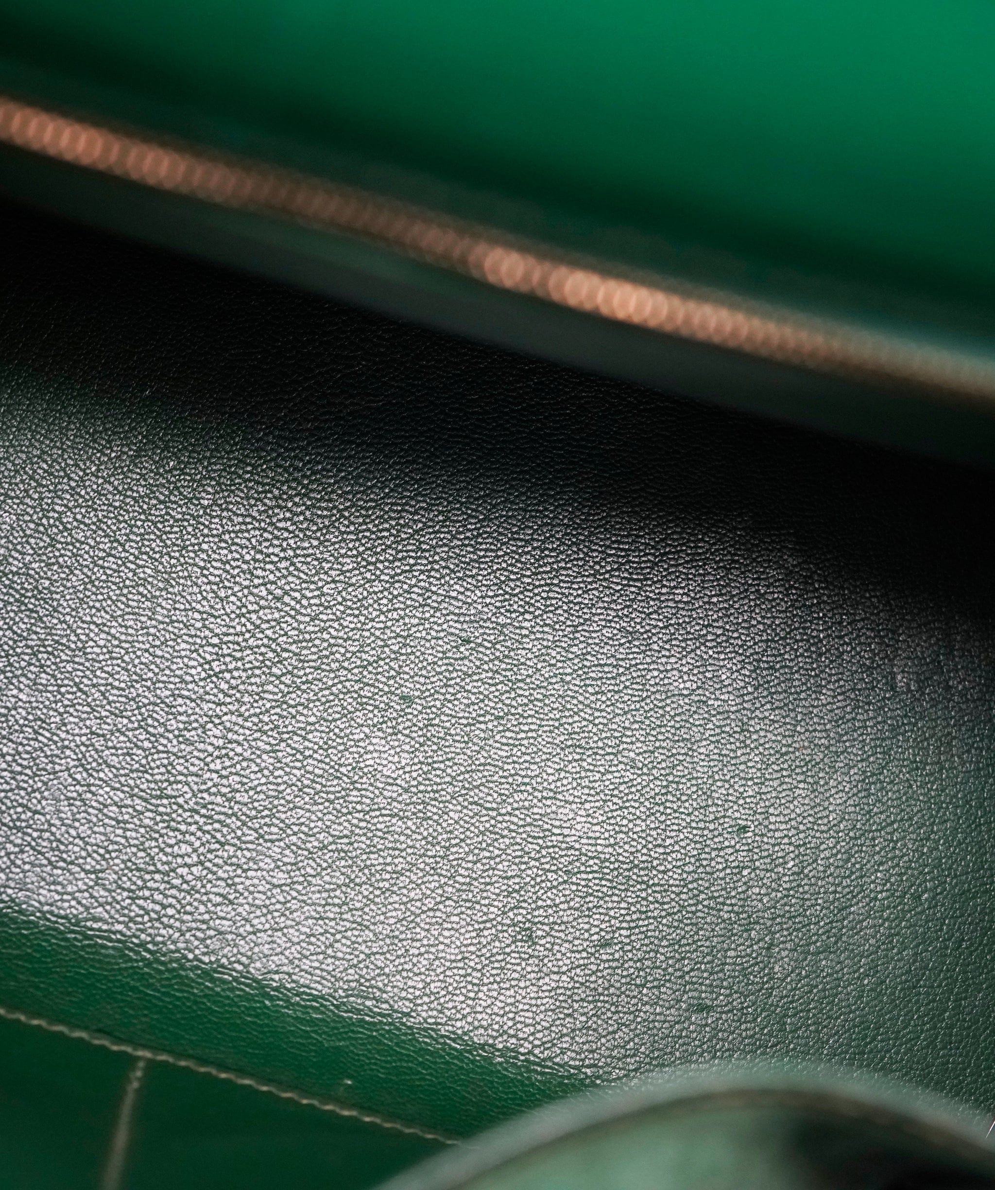 Hermès Hermes green box leather kelly 28 with GHW - AJC0920