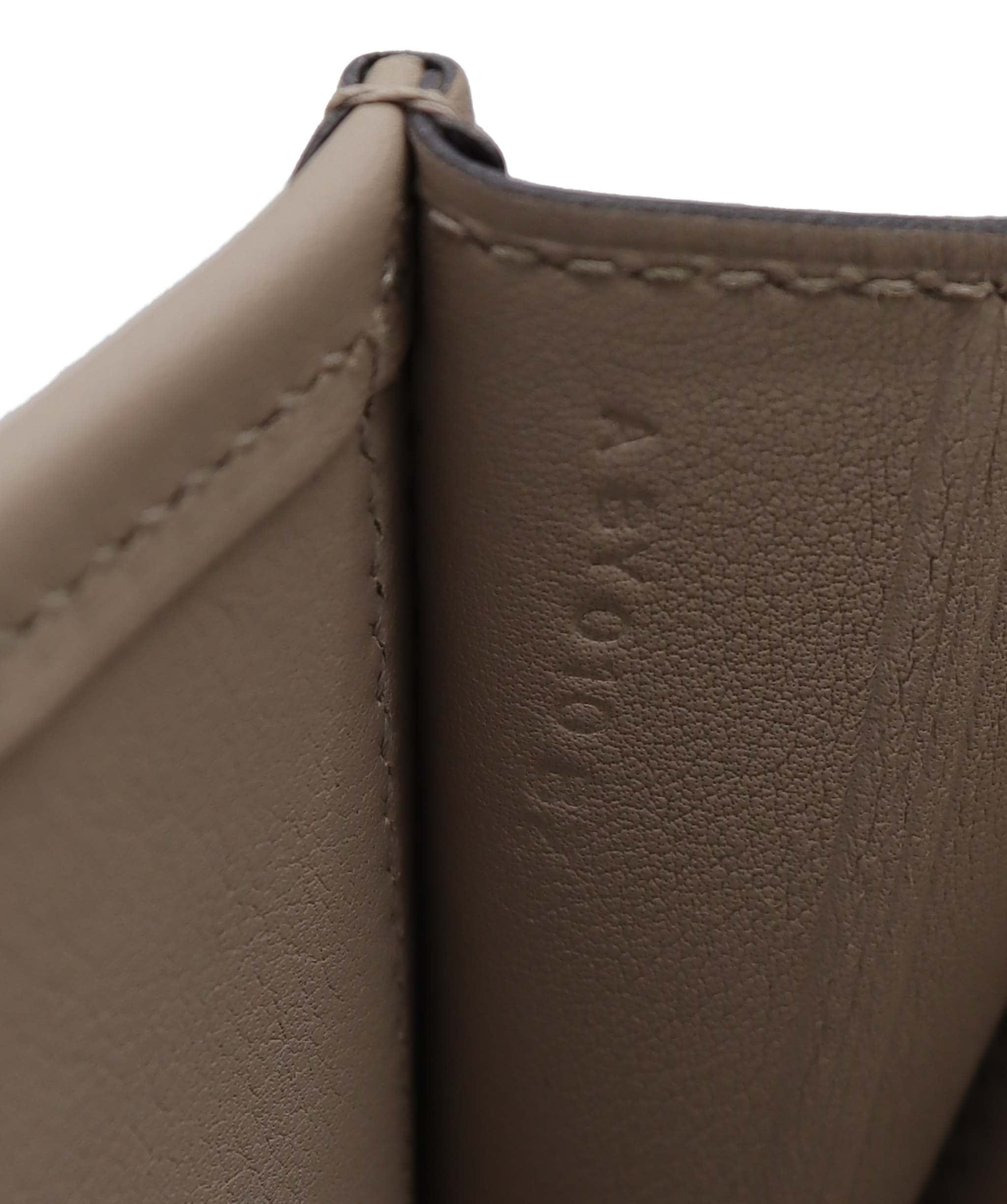 Hermès Hermes Jige Gris A Swift Stamp A DXBS6097