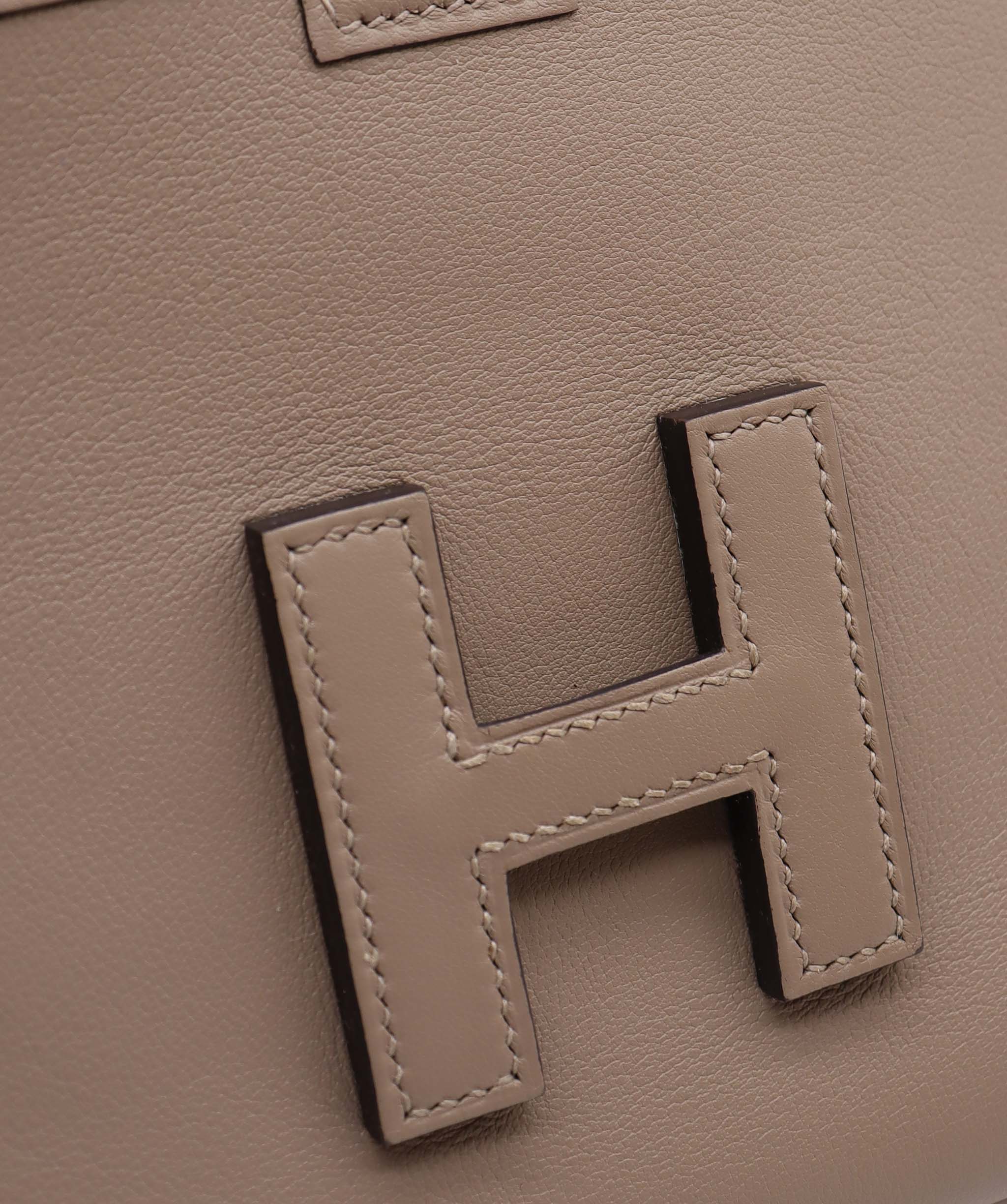 Hermès Hermes Jige Gris A Swift Stamp A DXBS6097