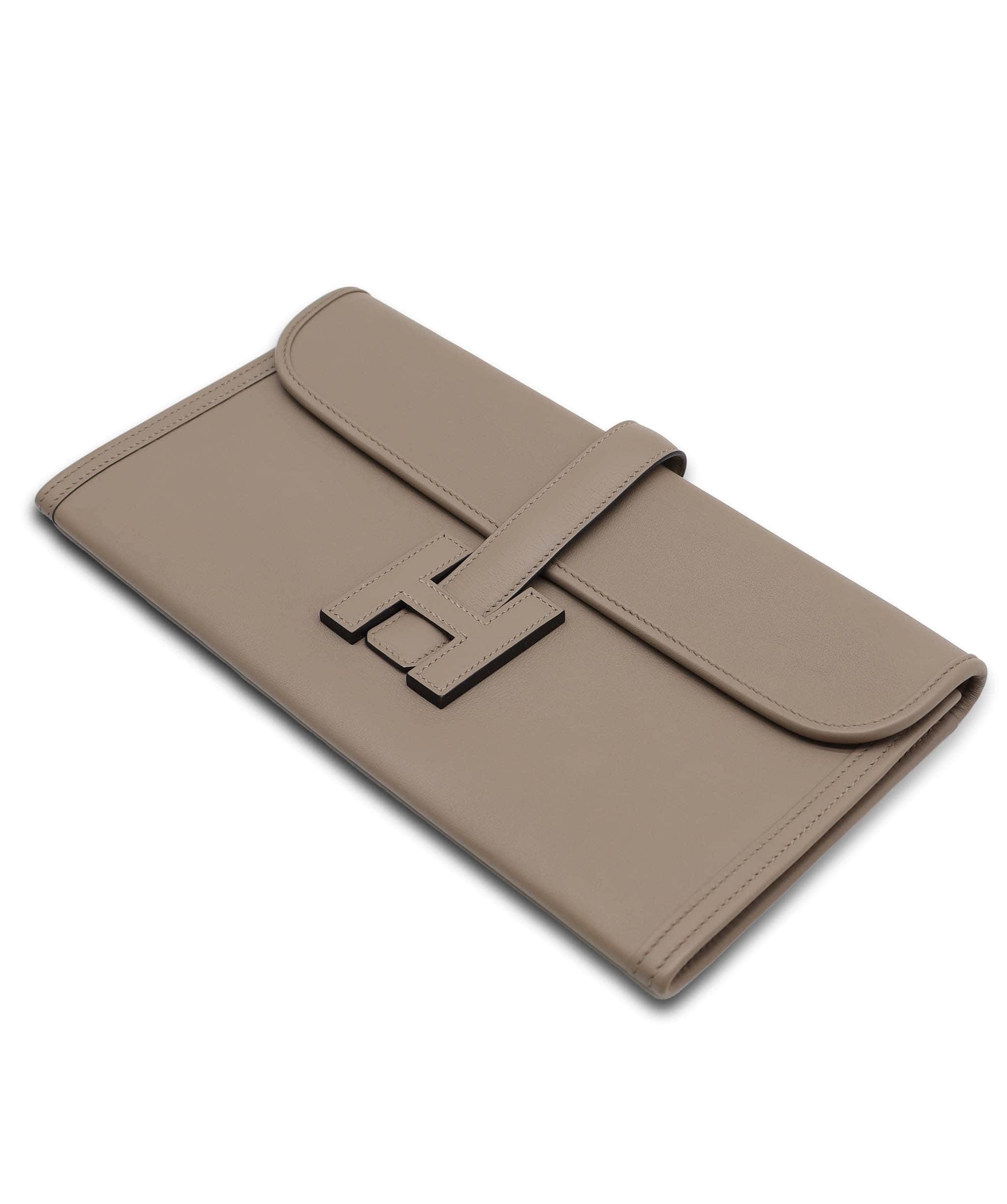 Hermès Hermes Jige Gris A Swift Stamp A DXBS6097