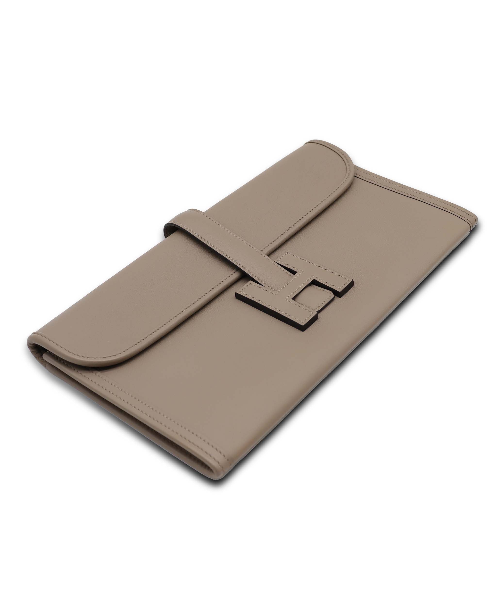 Hermès Hermes Jige Gris A Swift Stamp A DXBS6097