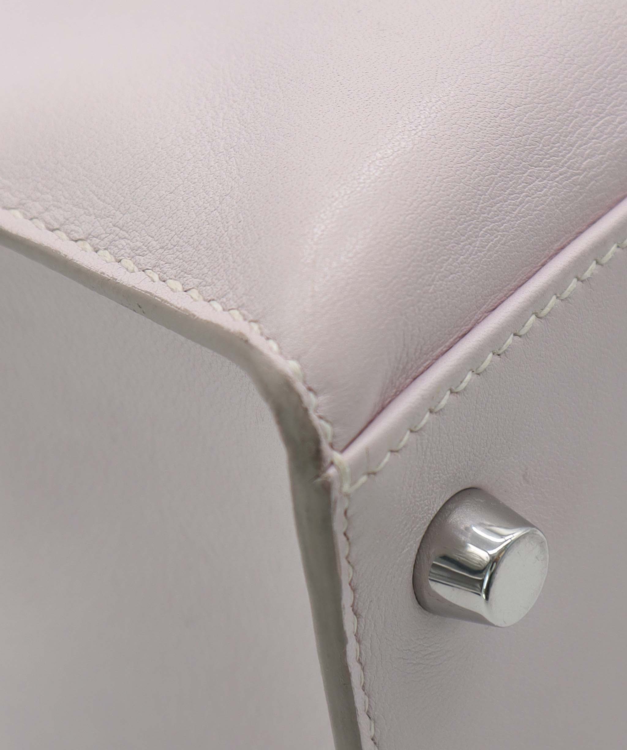 Hermes Hermes jpg Kelly flat rose dragee swift
leather palladium hardware full set with
box rain cover and strap AGC3560