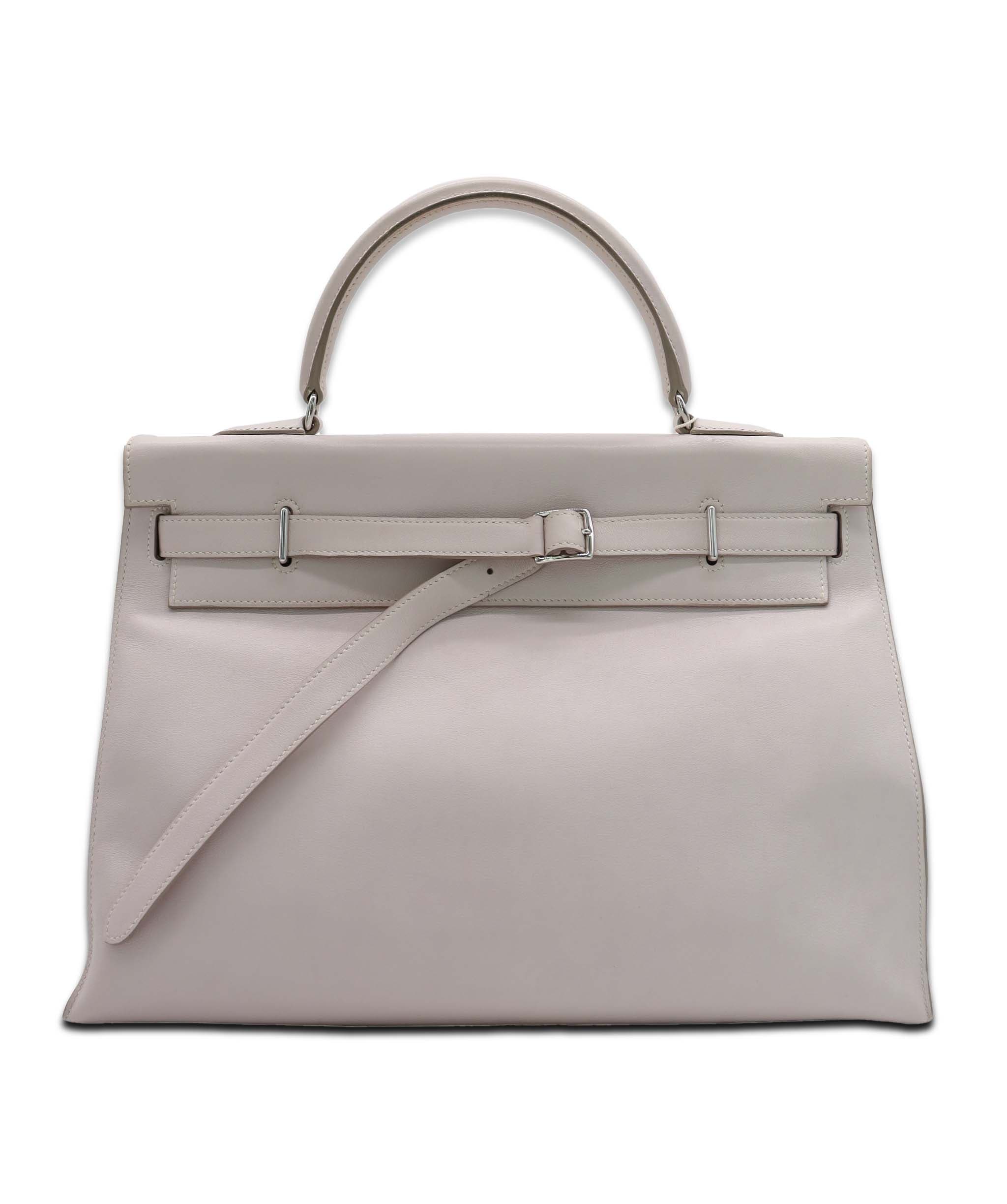 Hermes Hermes jpg Kelly flat rose dragee swift
leather palladium hardware full set with
box rain cover and strap AGC3560