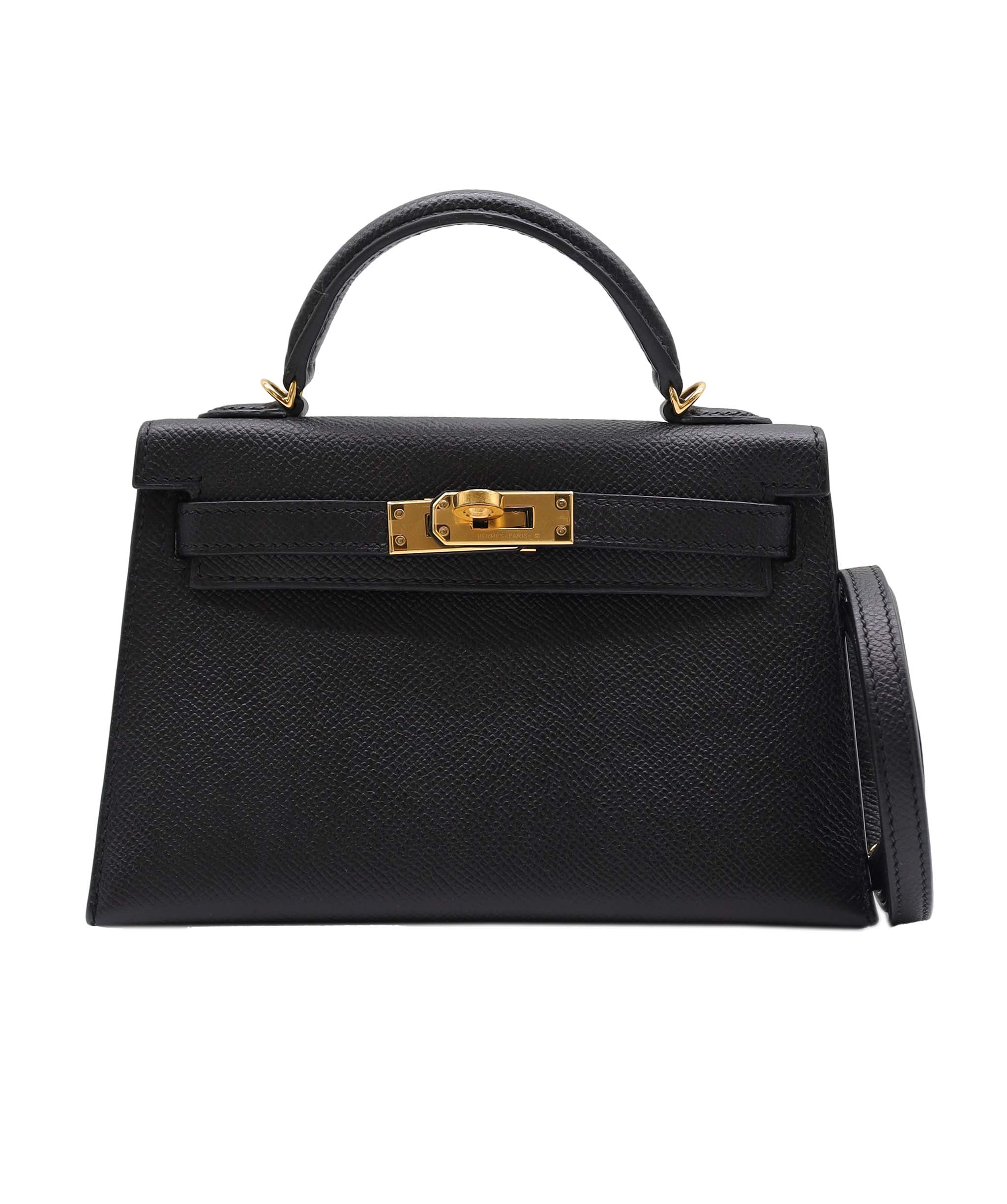 Hermès Hermes Kelly 20 Black Epsom GHW #C - Preloved SKC2049 YEAR 2018