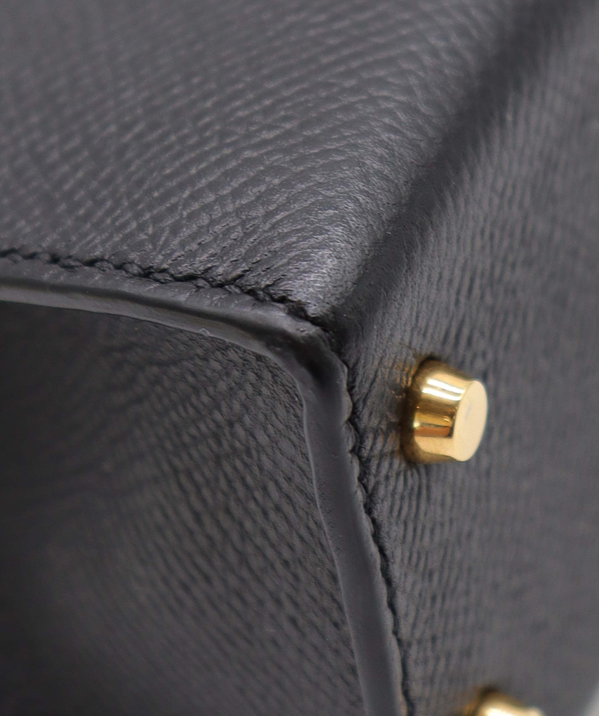 Hermès Hermes Kelly 20 Black Epsom GHW #C - Preloved SKC2049 YEAR 2018