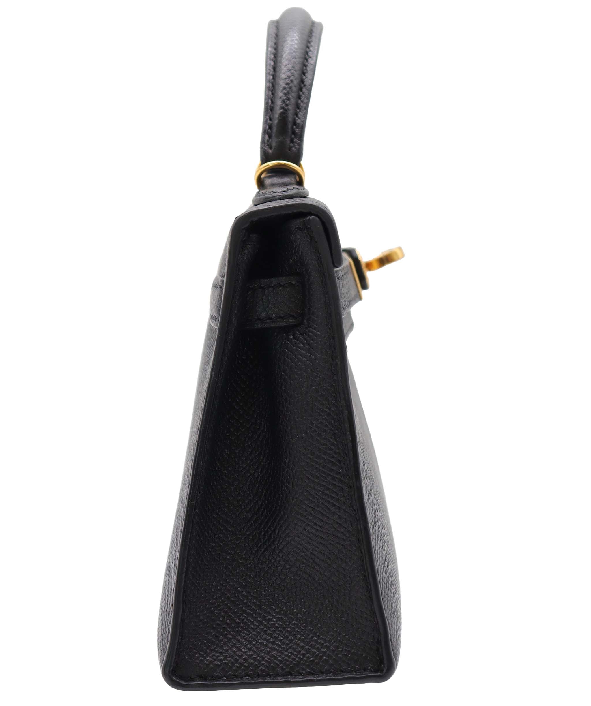 Hermès Hermes Kelly 20 Black Epsom GHW #C - Preloved SKC2049 YEAR 2018