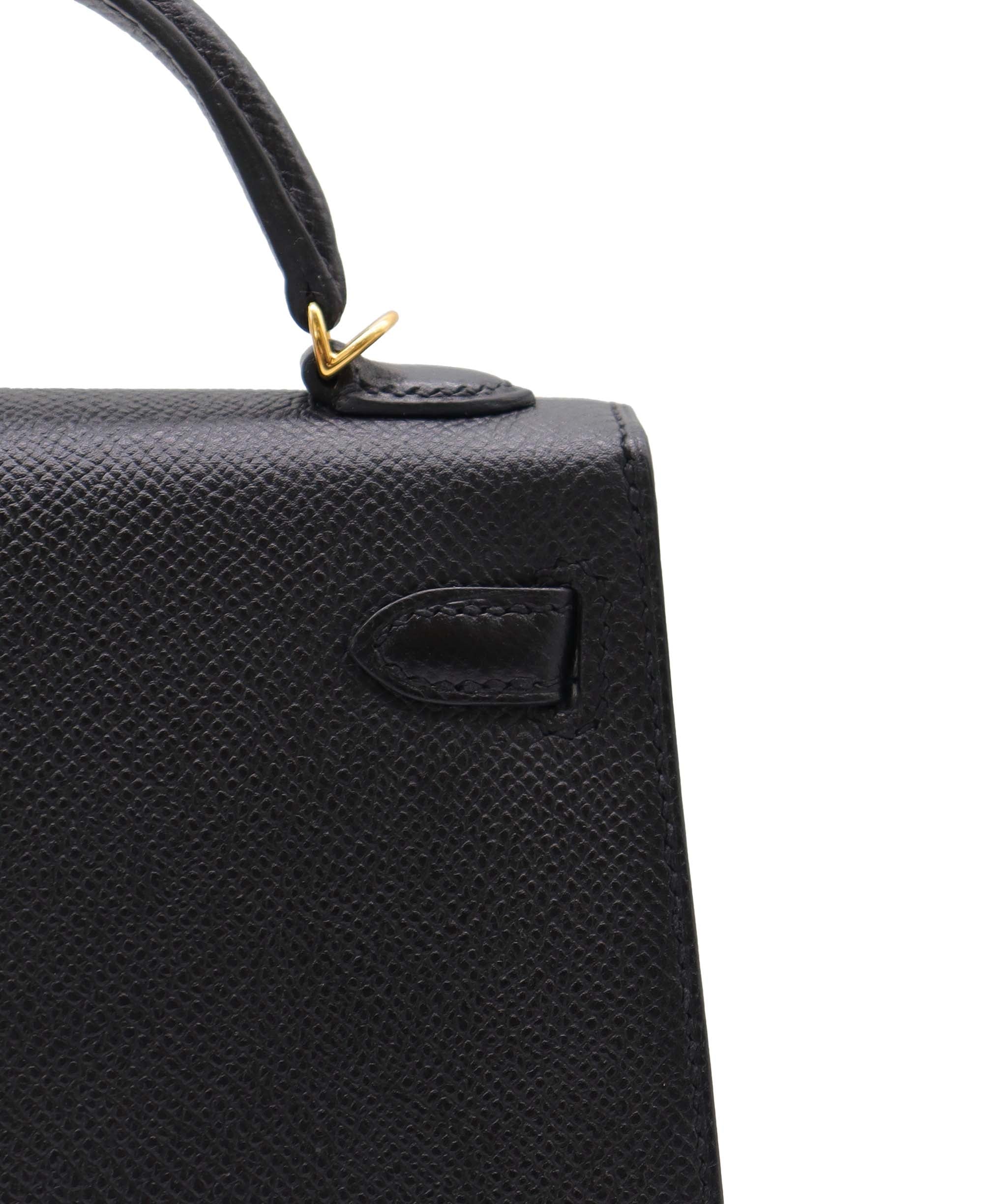 Hermès Hermes Kelly 20 Black Epsom GHW #C - Preloved SKC2049 YEAR 2018