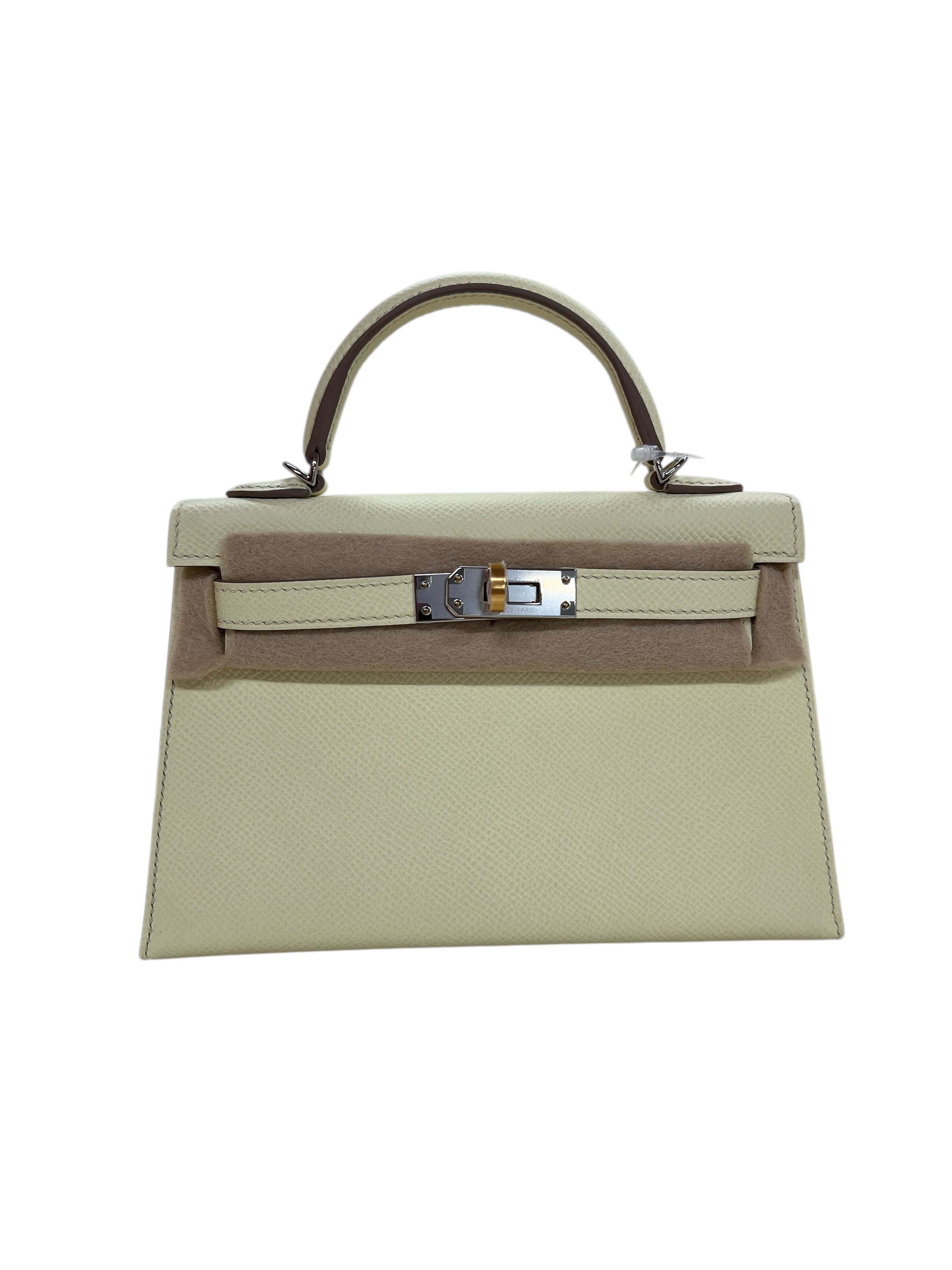 Hermès Hermes Kelly 20 Jaune Milton Epsom EHW #W SKCJB-282516