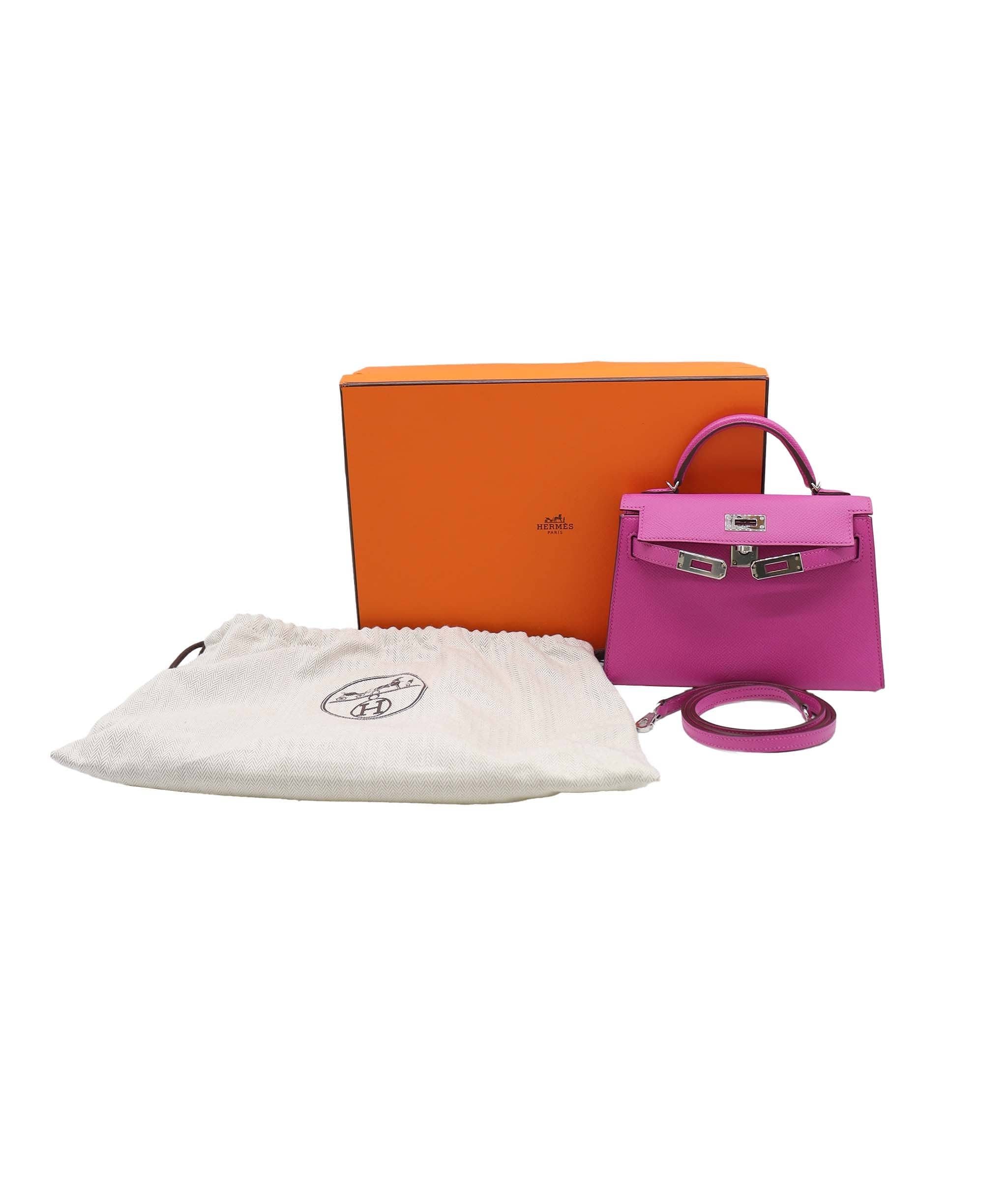 Hermès Hermes Kelly 20 Magnolia Epsom PHW #C SKC1933