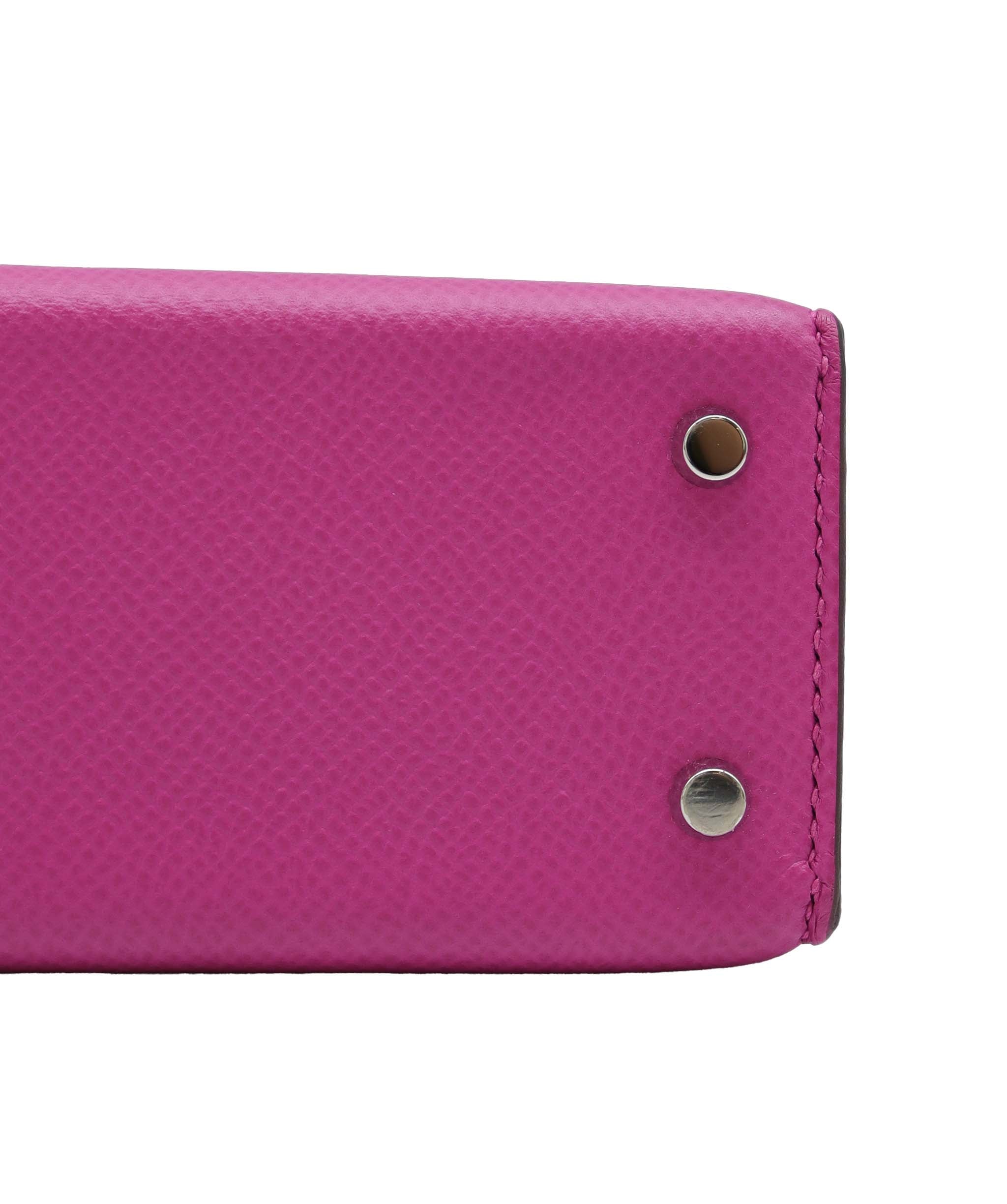 Hermès Hermes Kelly 20 Magnolia Epsom PHW #C SKC1933