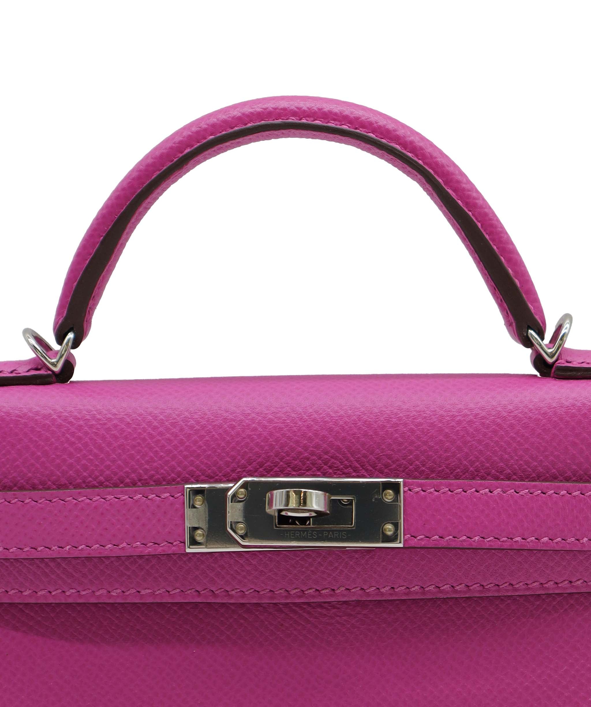 Hermès Hermes Kelly 20 Magnolia Epsom PHW #C SKC1933