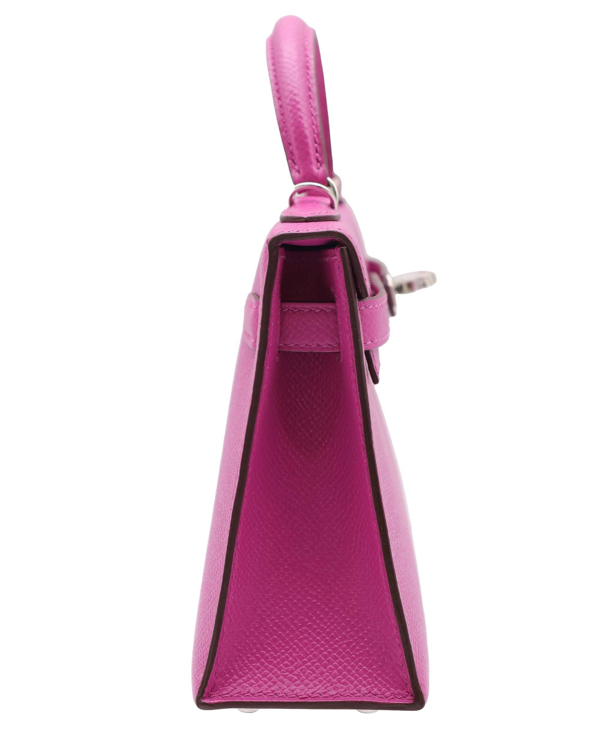 Hermès Hermes Kelly 20 Magnolia Epsom PHW #C SKC8017H