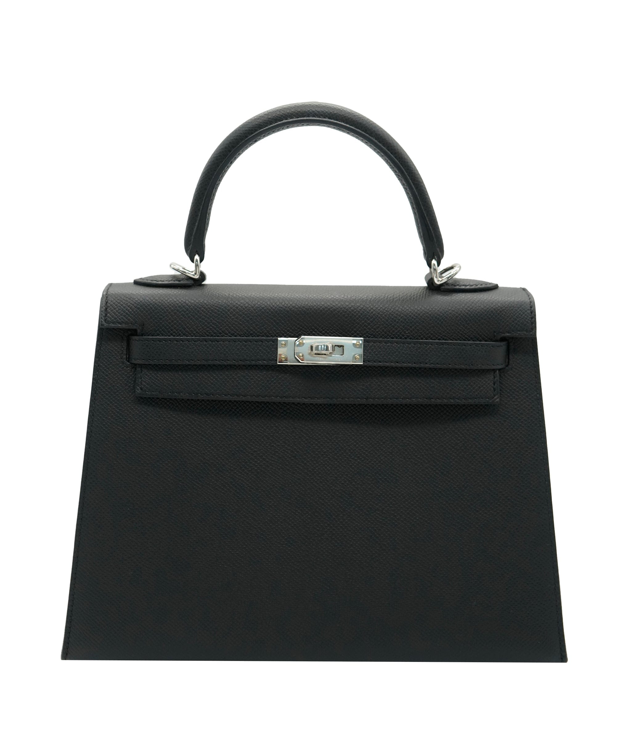 Hermès Hermes Kelly 25 Noir Epsom With Palladium Hardware 2022 ALC2699