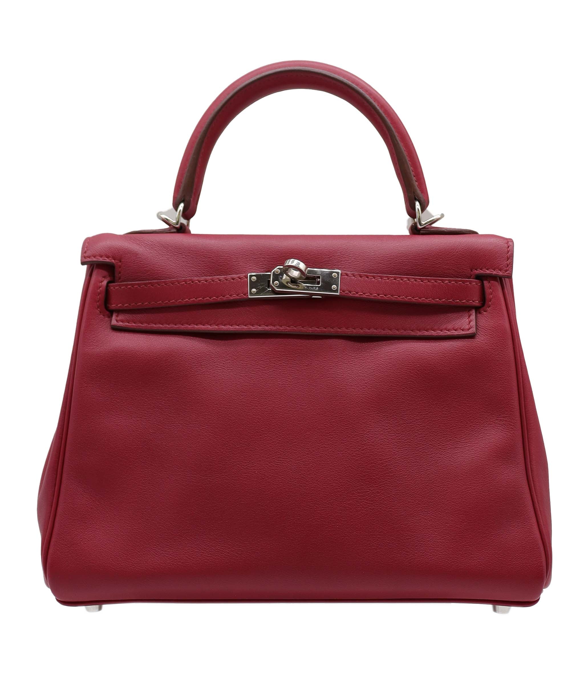 Hermès Hermes Kelly 25 PHW Swift DXBS3358 SQUARE N YEAR 2010