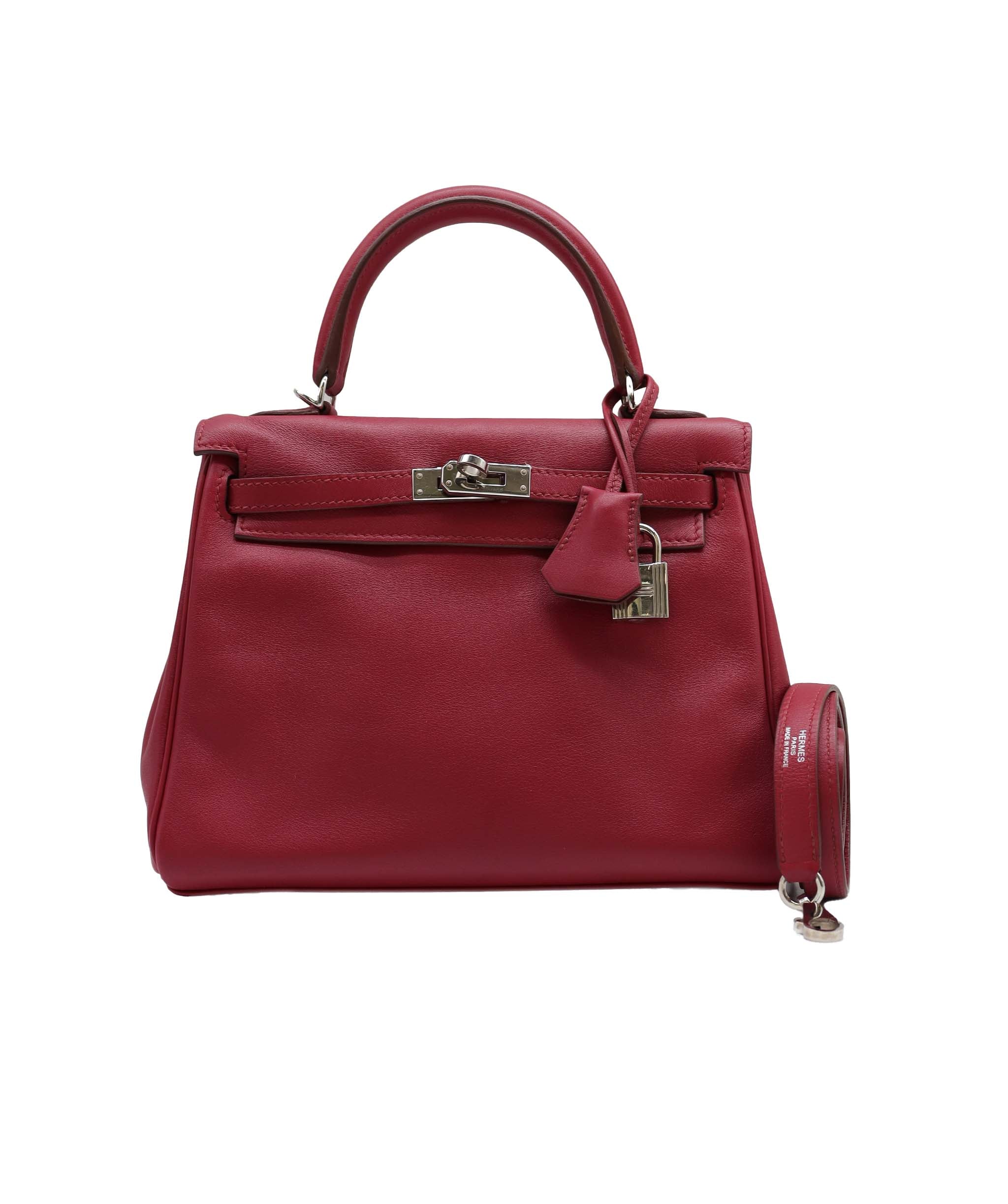 Hermès Hermes Kelly 25 PHW Swift DXBS3358 SQUARE N YEAR 2010