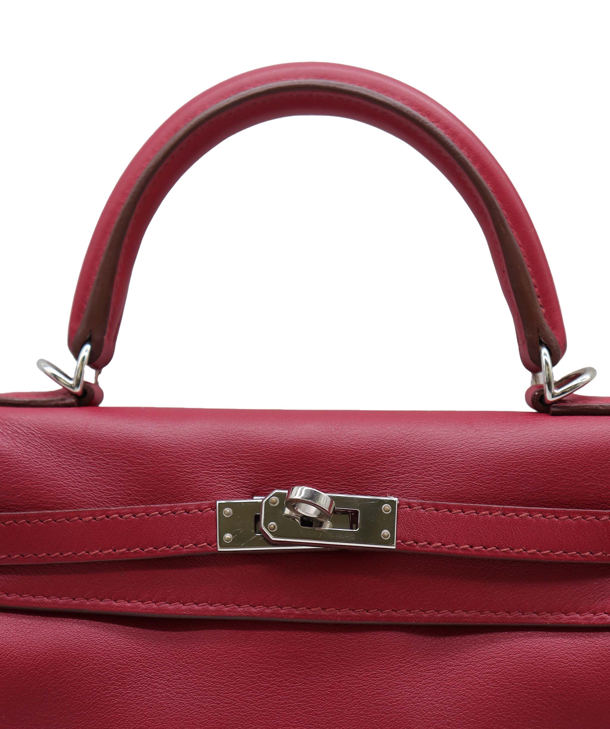 Hermès Hermes Kelly 25 PHW Swift DXBS3358 SQUARE N YEAR 2010