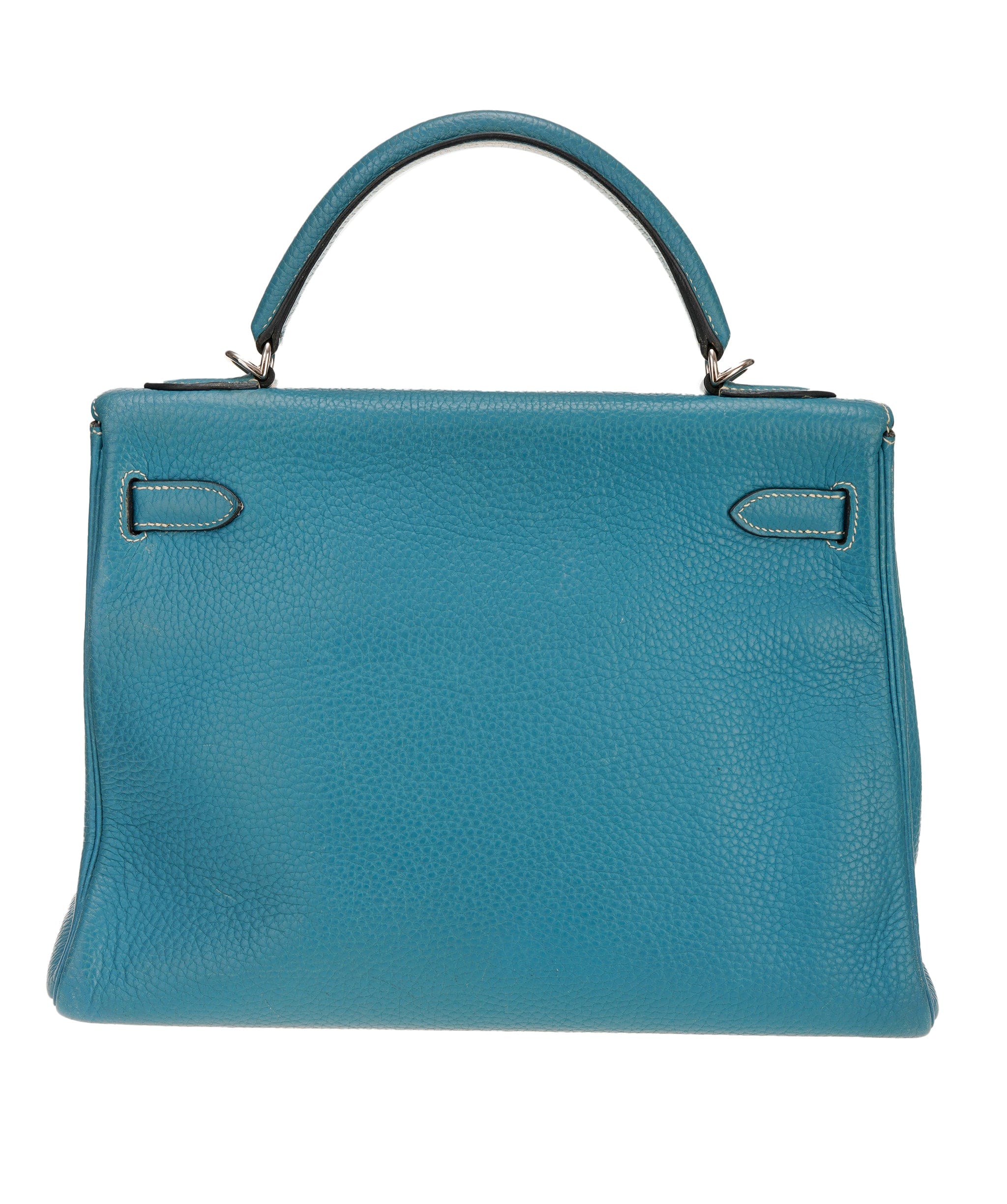 Hermès Hermes Kelly 32 Blue Jeans Clemence With PHW ALC3631
