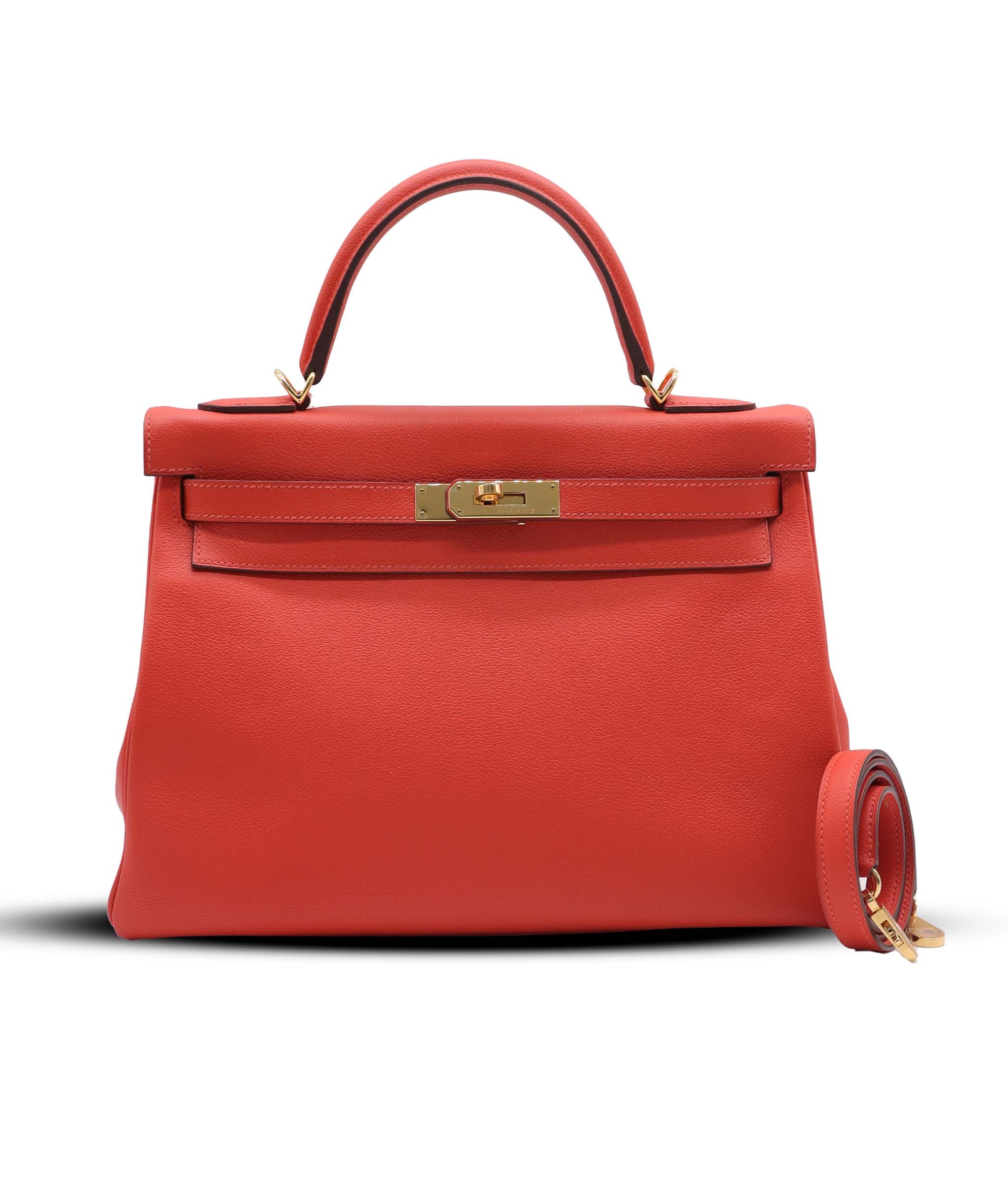 Hermès Hermes Kelly 32 Capucine GHW AGC3770