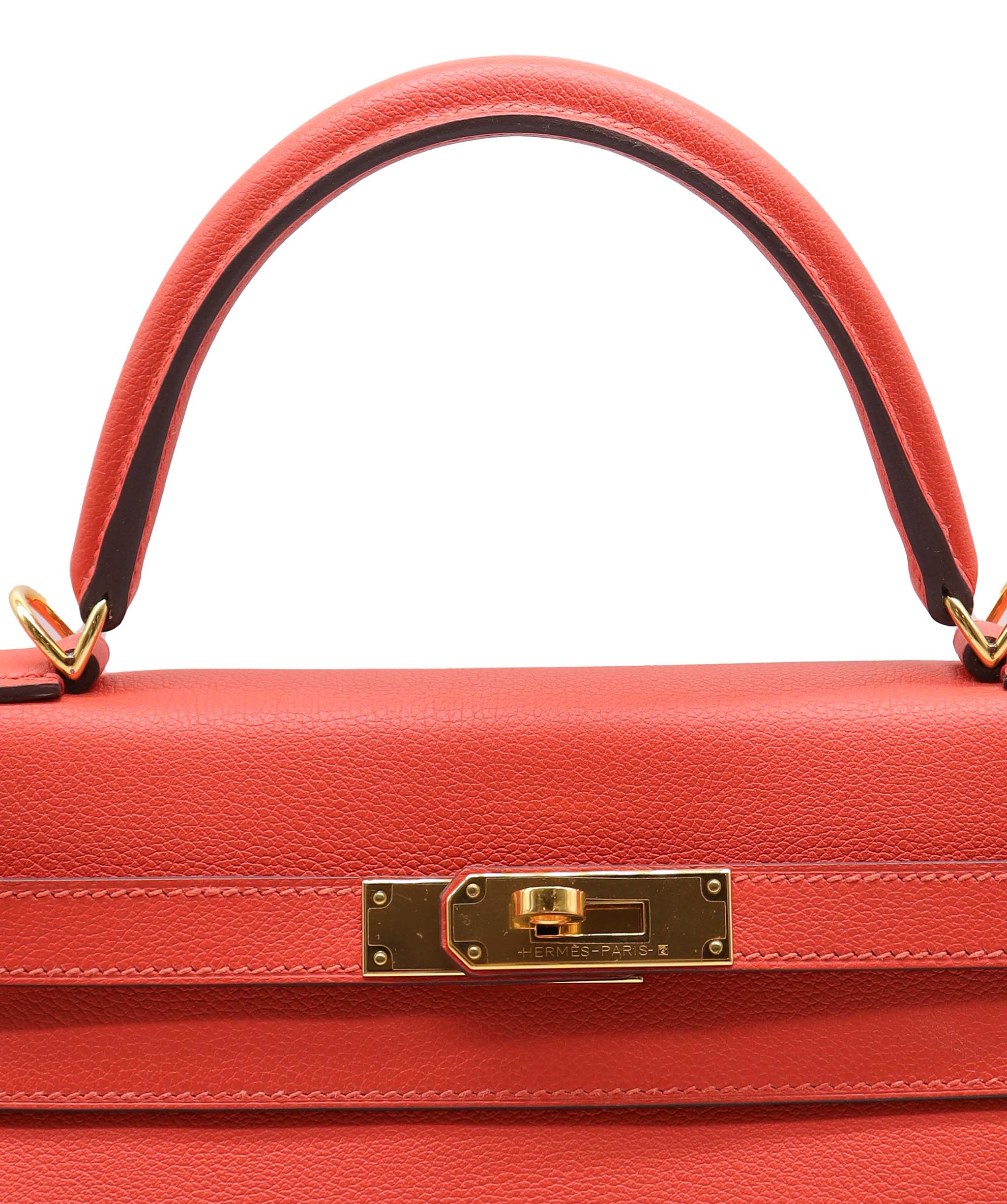 Hermès Hermes Kelly 32 Evercolour with box, dustbag & clochette AGC2537 year 2018