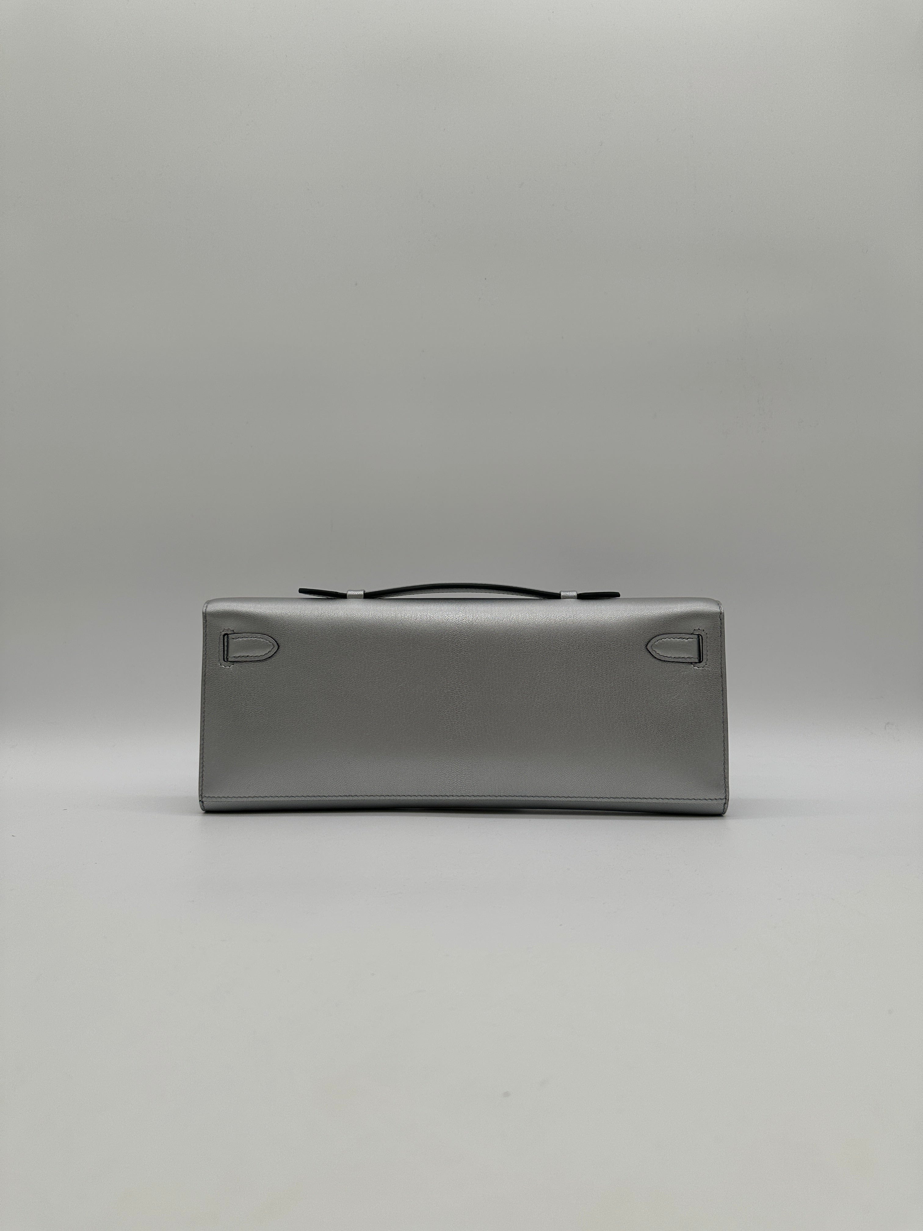 Hermès Hermès Kelly Cut Argent Chevre Palladium Hardware