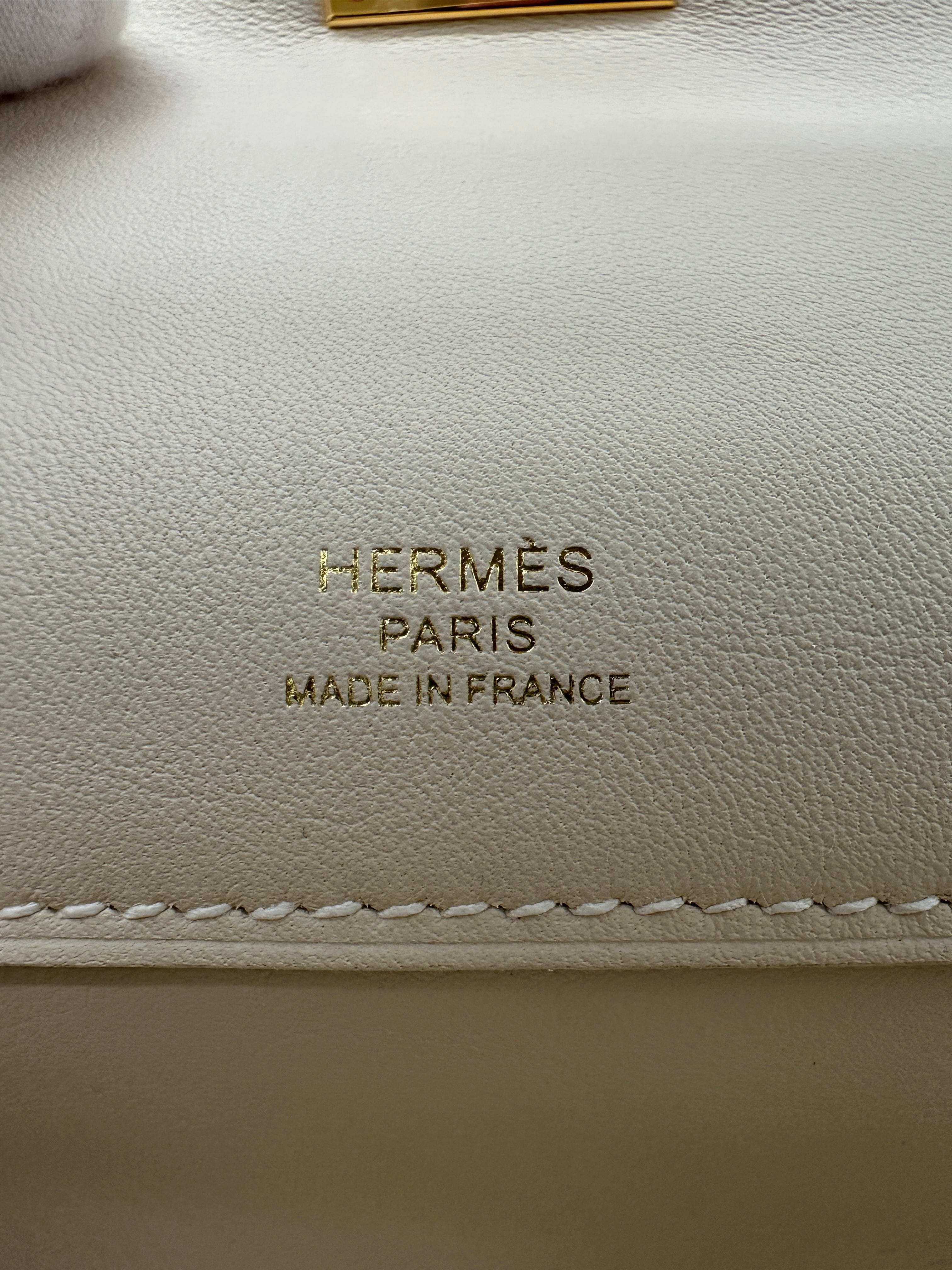 Hermès Hermès Kelly Cut craie swfit GHW K PC495