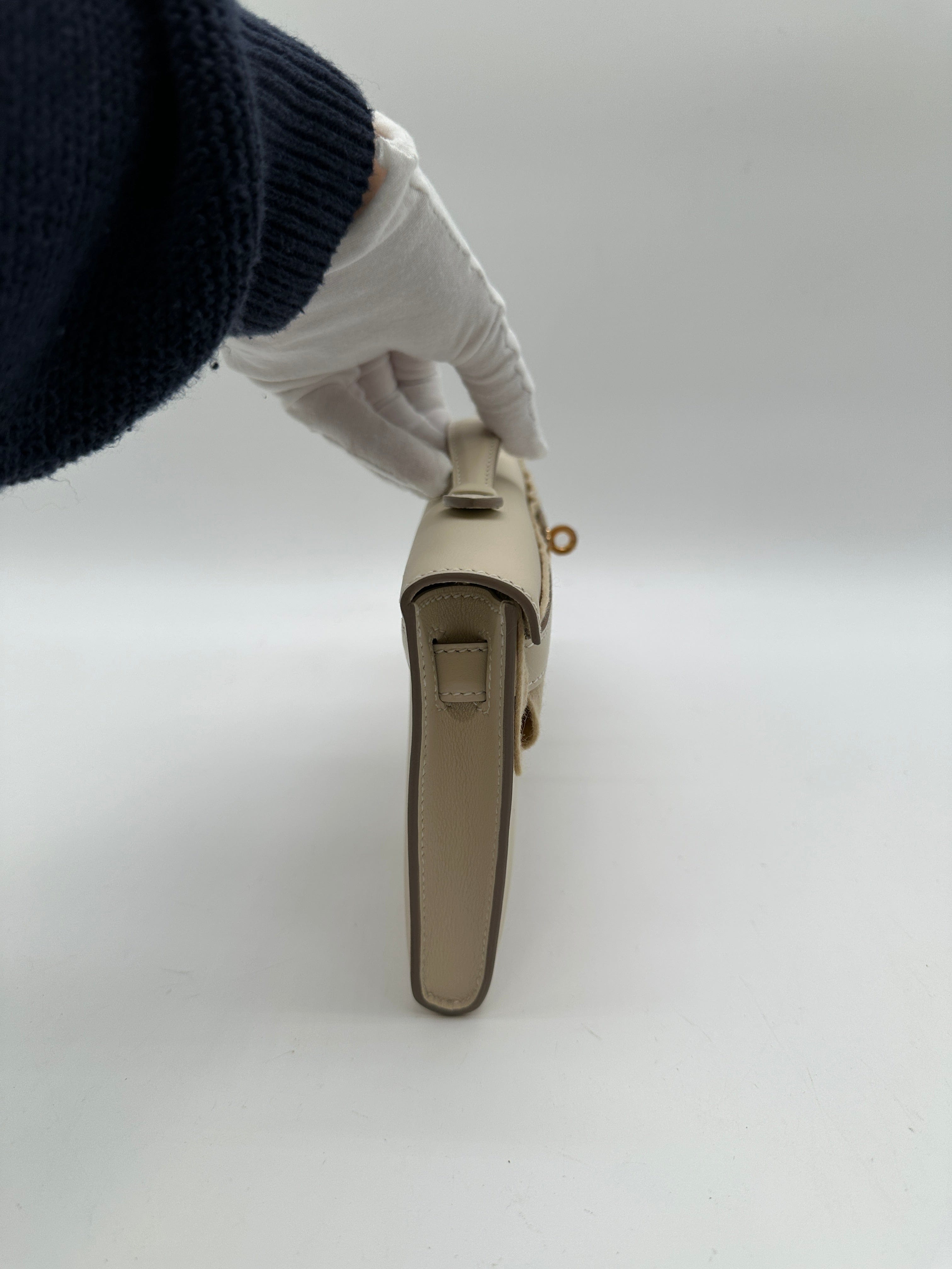 Hermès Hermès Kelly Cut craie swfit GHW K PC495