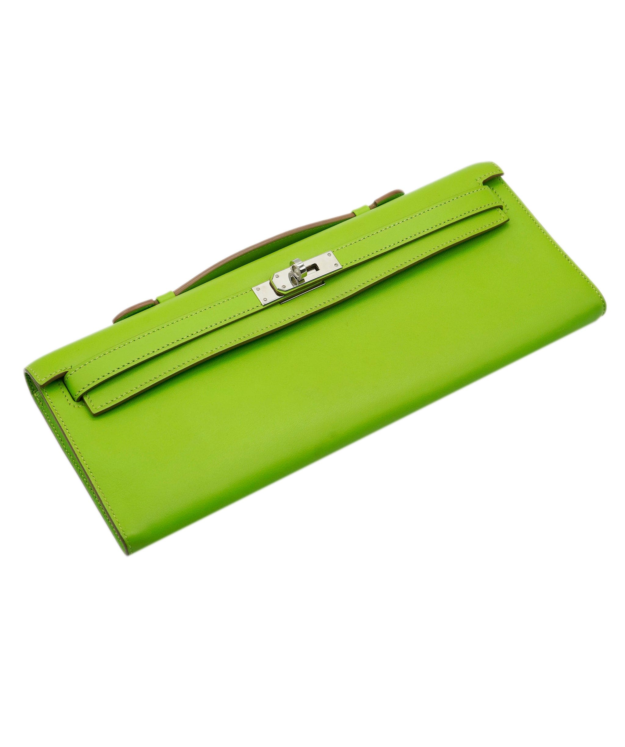 Hermès Hermes Kelly Cut Vert Cru Swift Lether PHW ANC1282