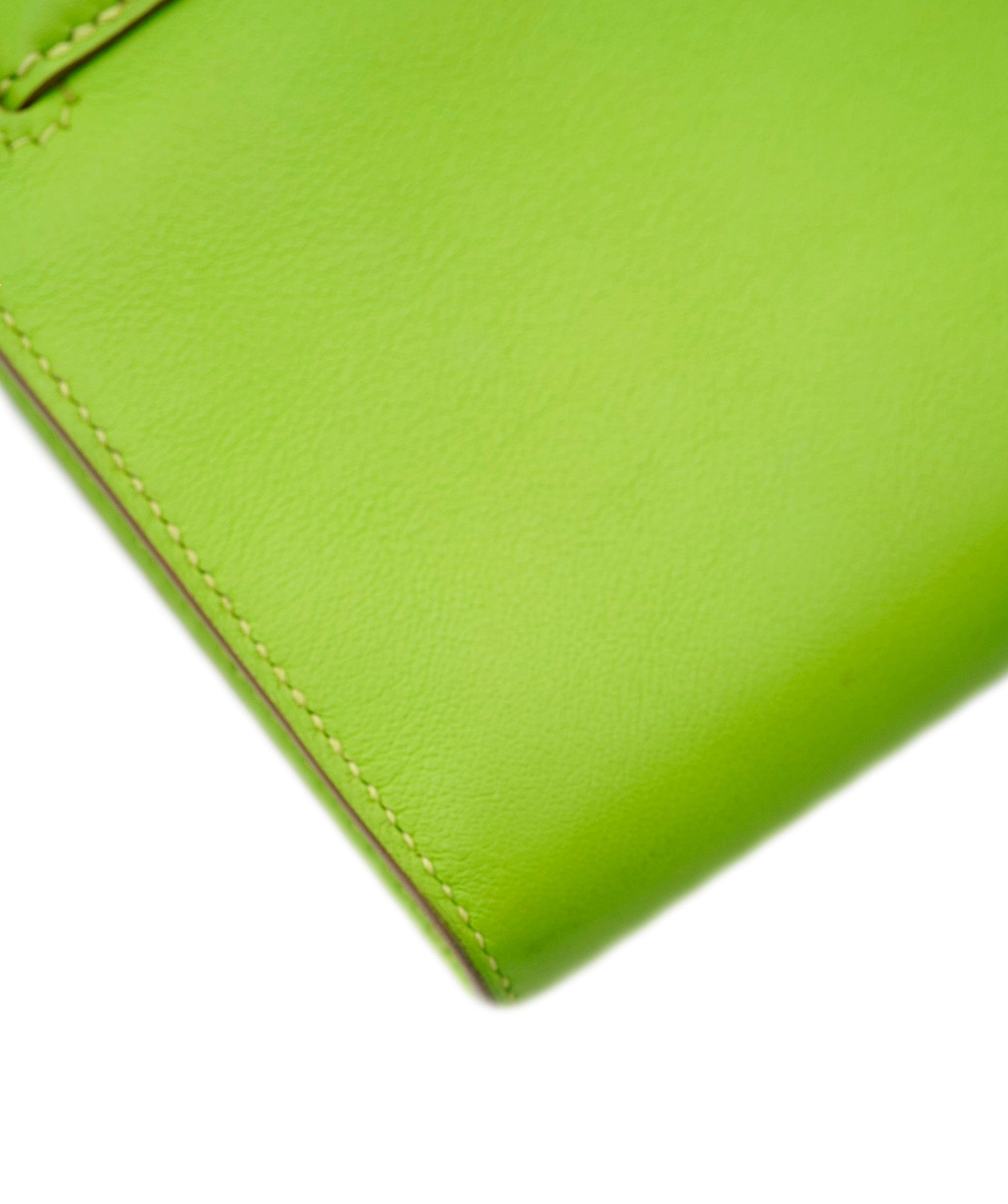 Hermès Hermes Kelly Cut Vert Cru Swift Lether PHW ANC1282