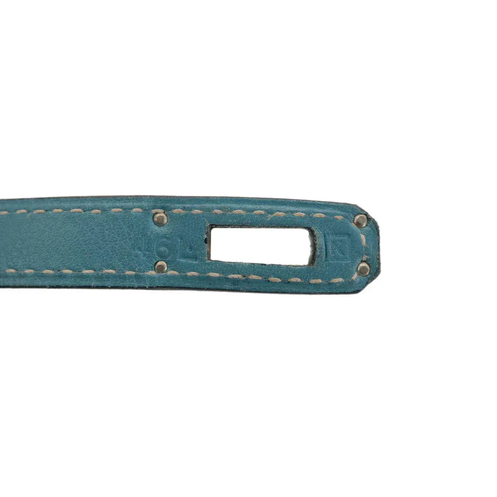 Hermès HERMES KELLY DANCE BLUE JEAN VEAU SWIFT SHOULDER BAG □K SHW 90303483 DXBS6079