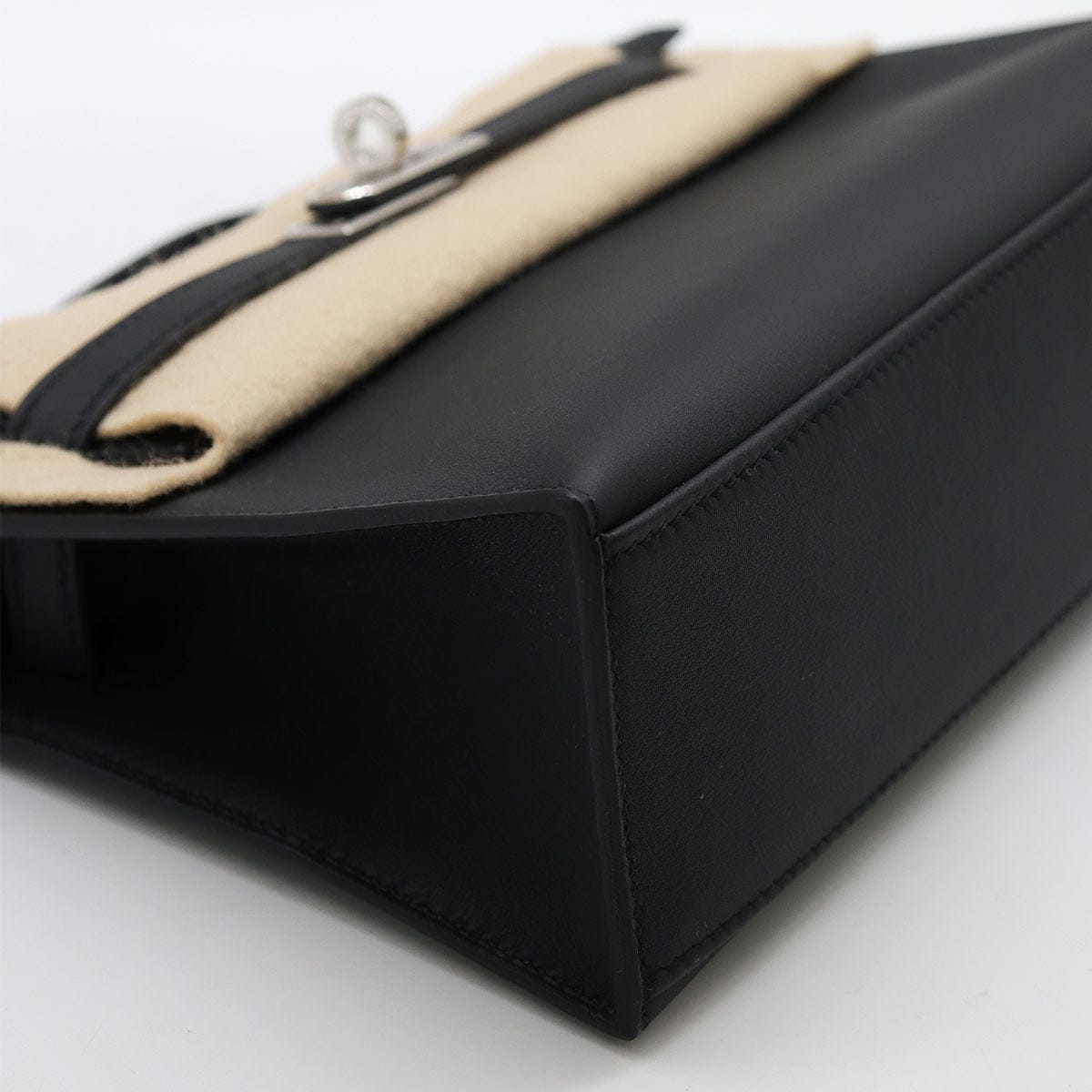 hermès HERMES Kelly pochette Black Swift PHW K B-236507