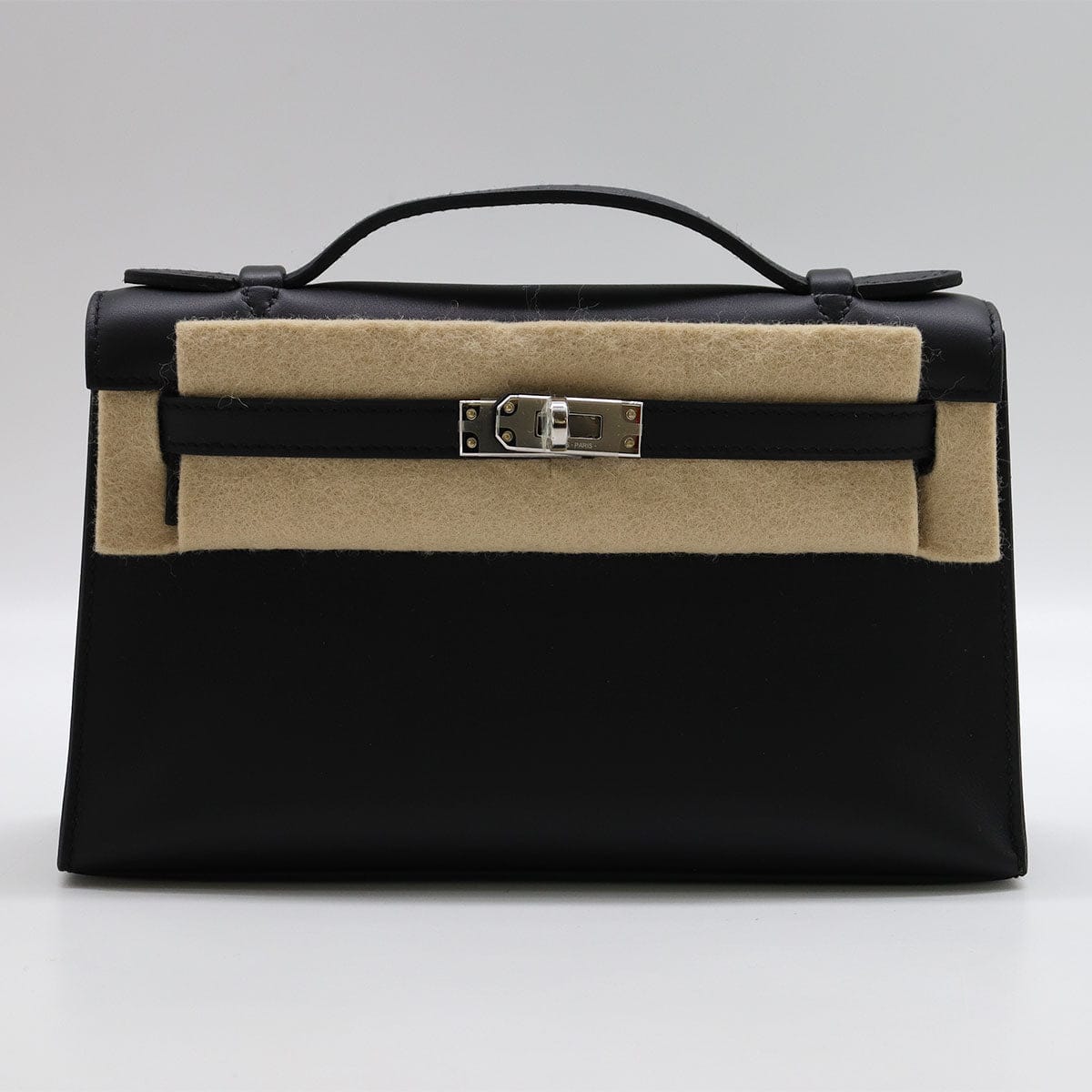 hermès HERMES Kelly pochette Black Swift PHW K B-236507