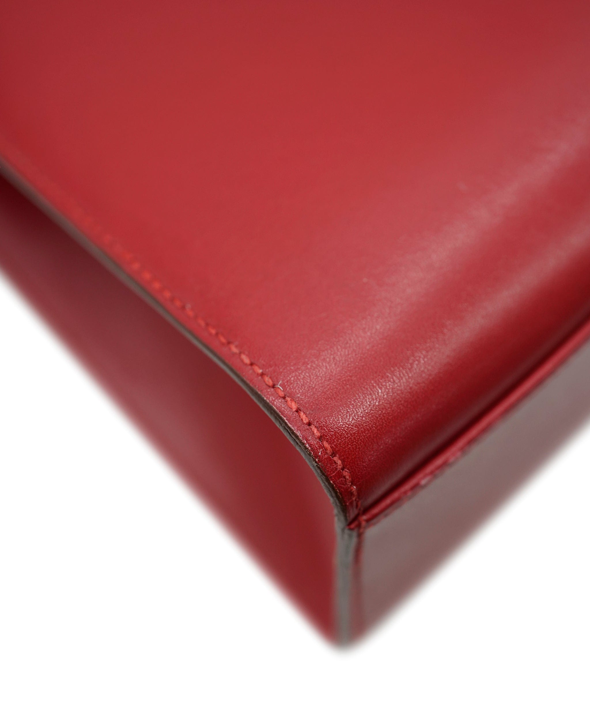 Hermès HERMES Kelly Sport PM Shoulder Bag Box Calf Rouge Vif Purse ALC1973