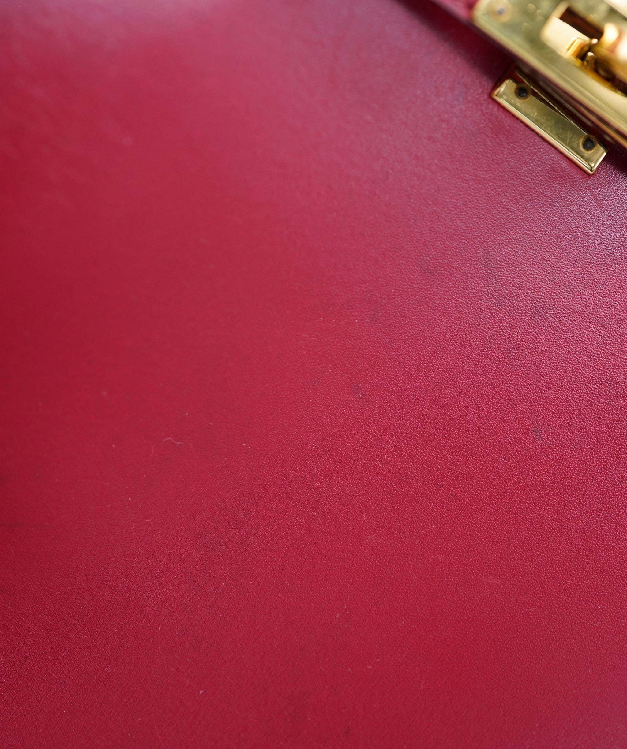 Hermès HERMES Kelly Sport PM Shoulder Bag Box Calf Rouge Vif Purse ALC1973