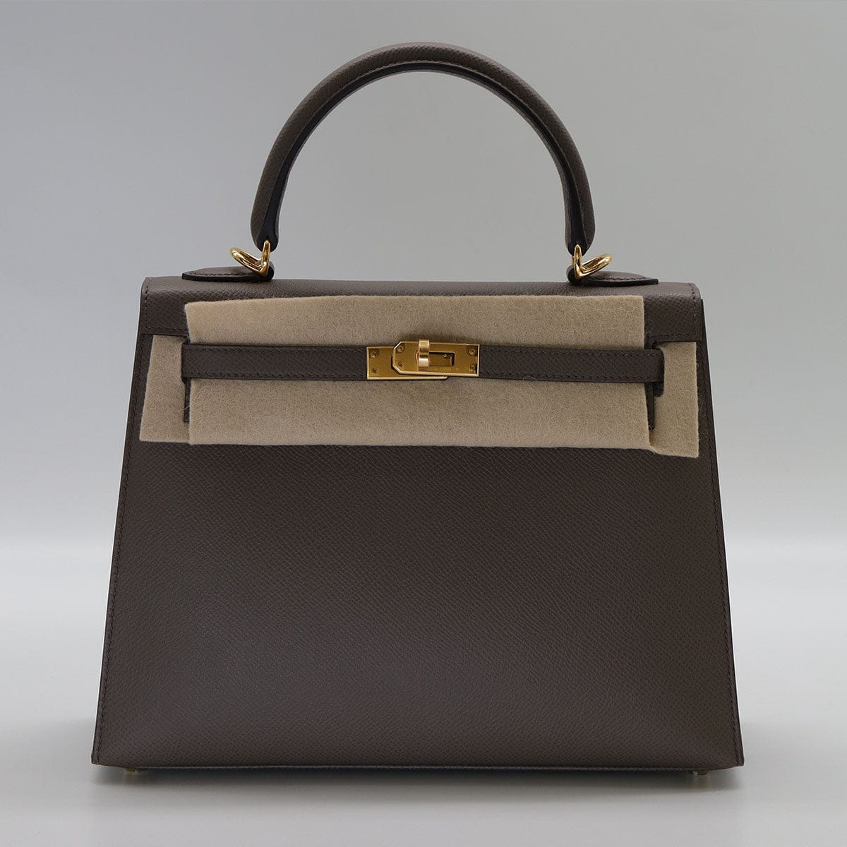 hermès HERMES Kelly25 Etain Epsom GHW K B-230341