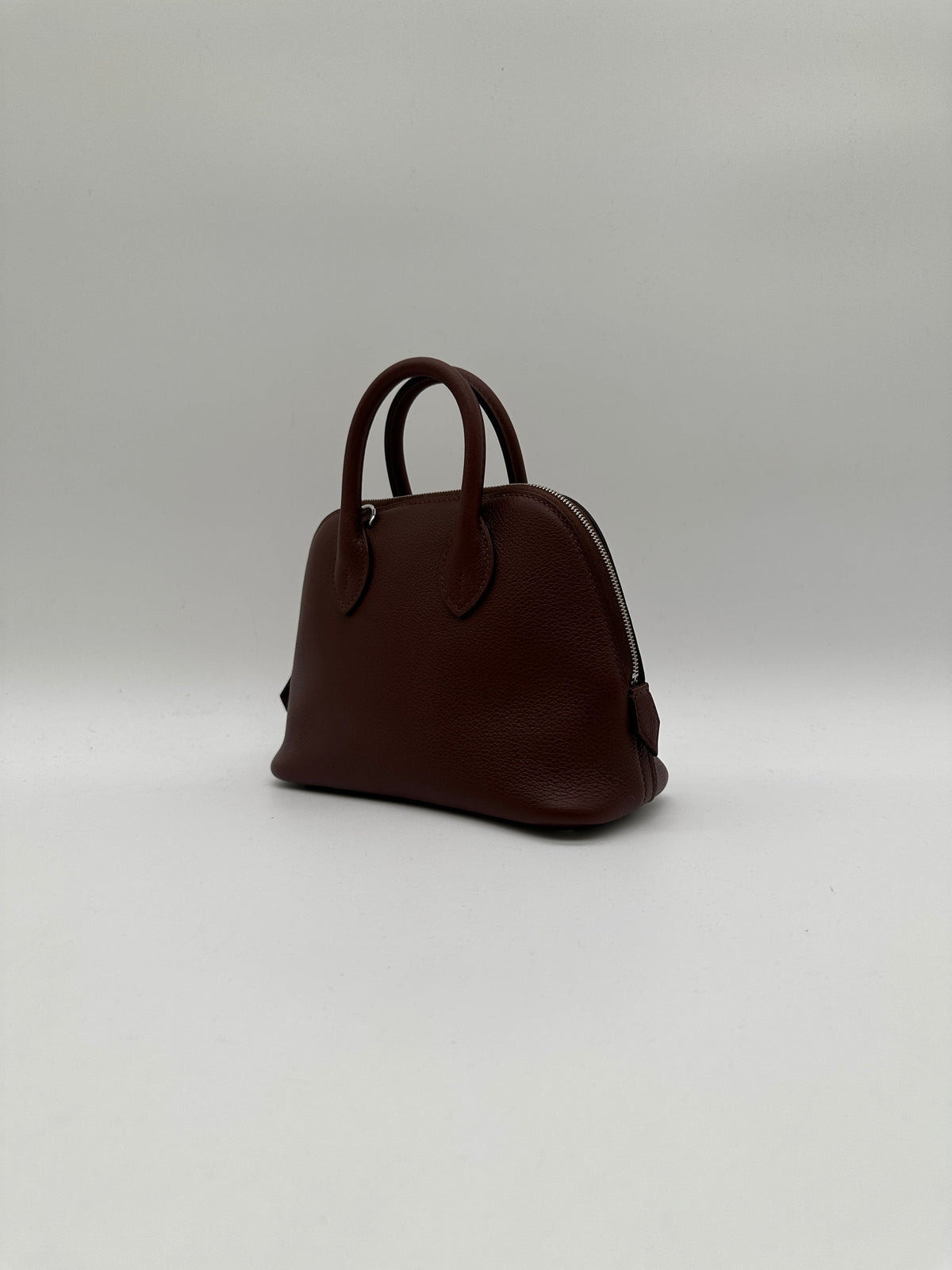 Hermès Mini Bolide Rouge Sellier Chamkila goatskin Palladium Hardware