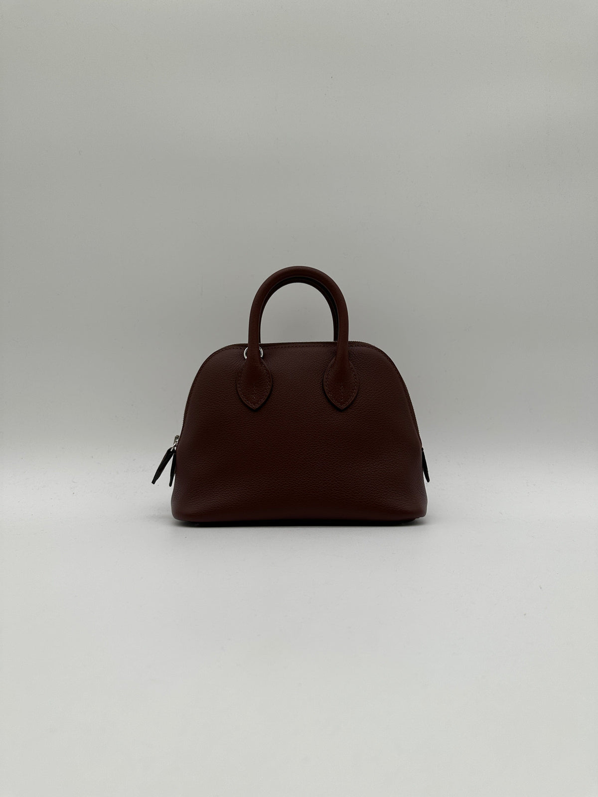 Hermès Mini Bolide Rouge Sellier Chamkila goatskin Palladium Hardware