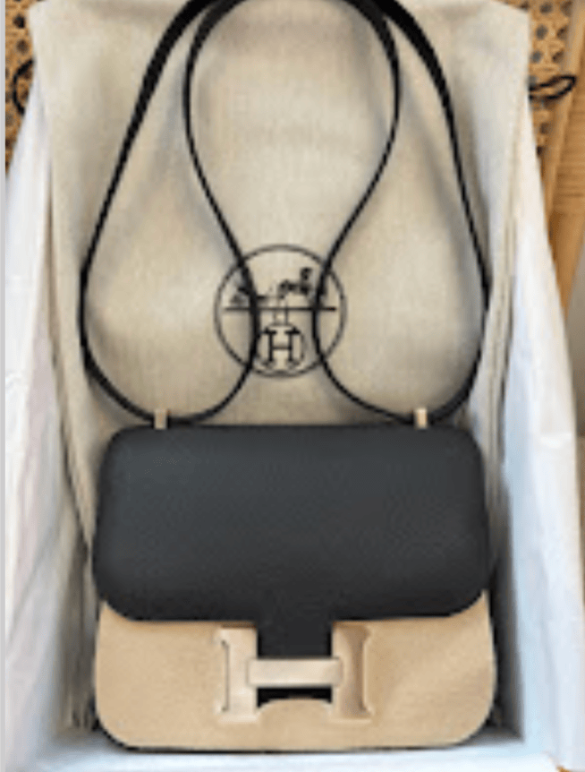 Hermes Hermes Mini Constance (c) Plomb PBHW G Epsom ALTC0726