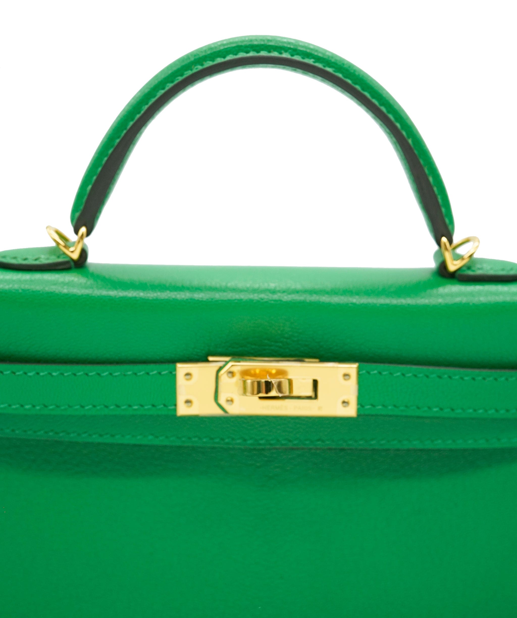Hermès Hermes Mini Kelly 20 Vert Comic GHW ALC2465
