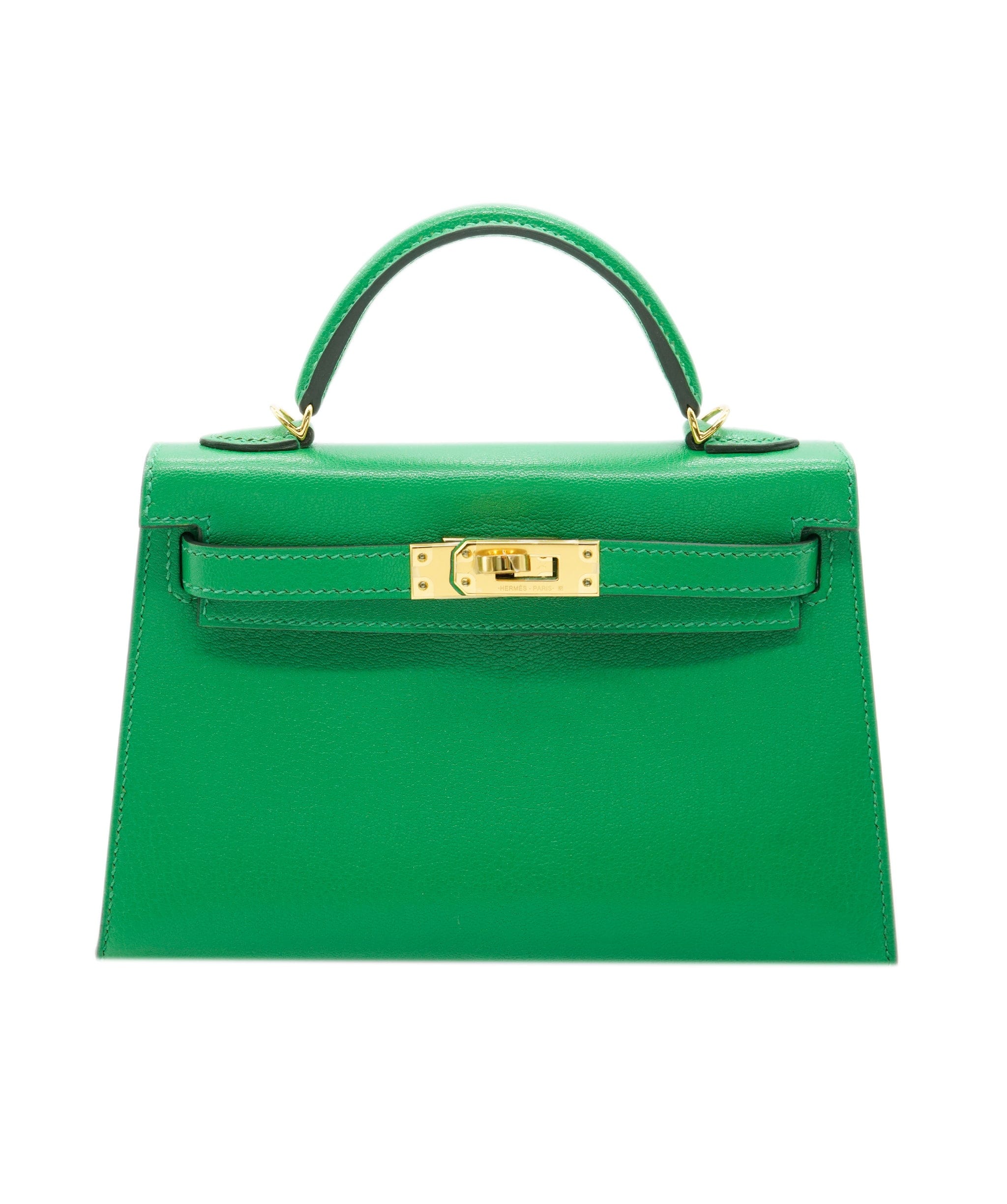 Hermès Hermes Mini Kelly 20 Vert Comic GHW ALC2465