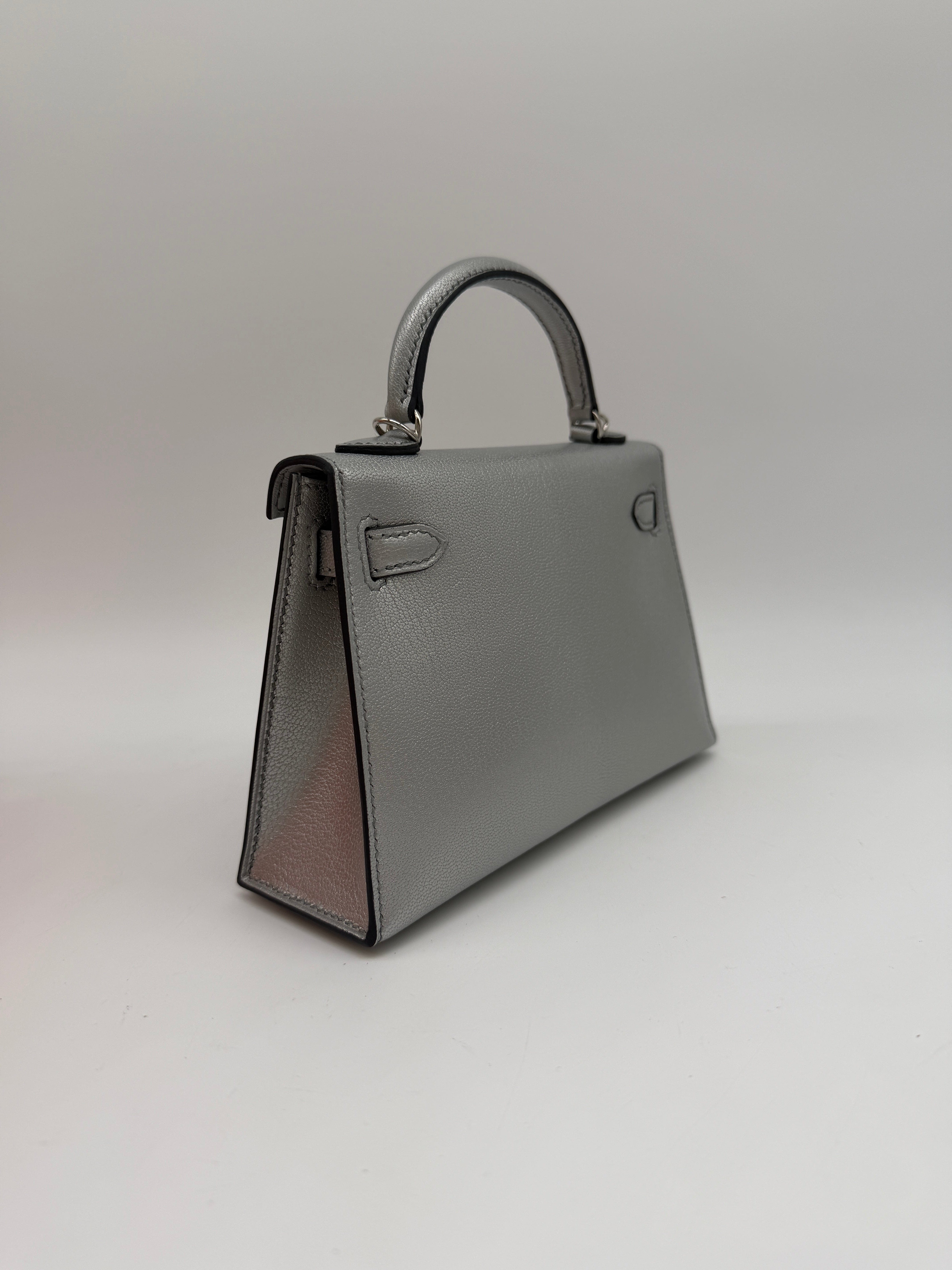 Hermès Hermès Mini Kelly Argentee Palladium Hardware