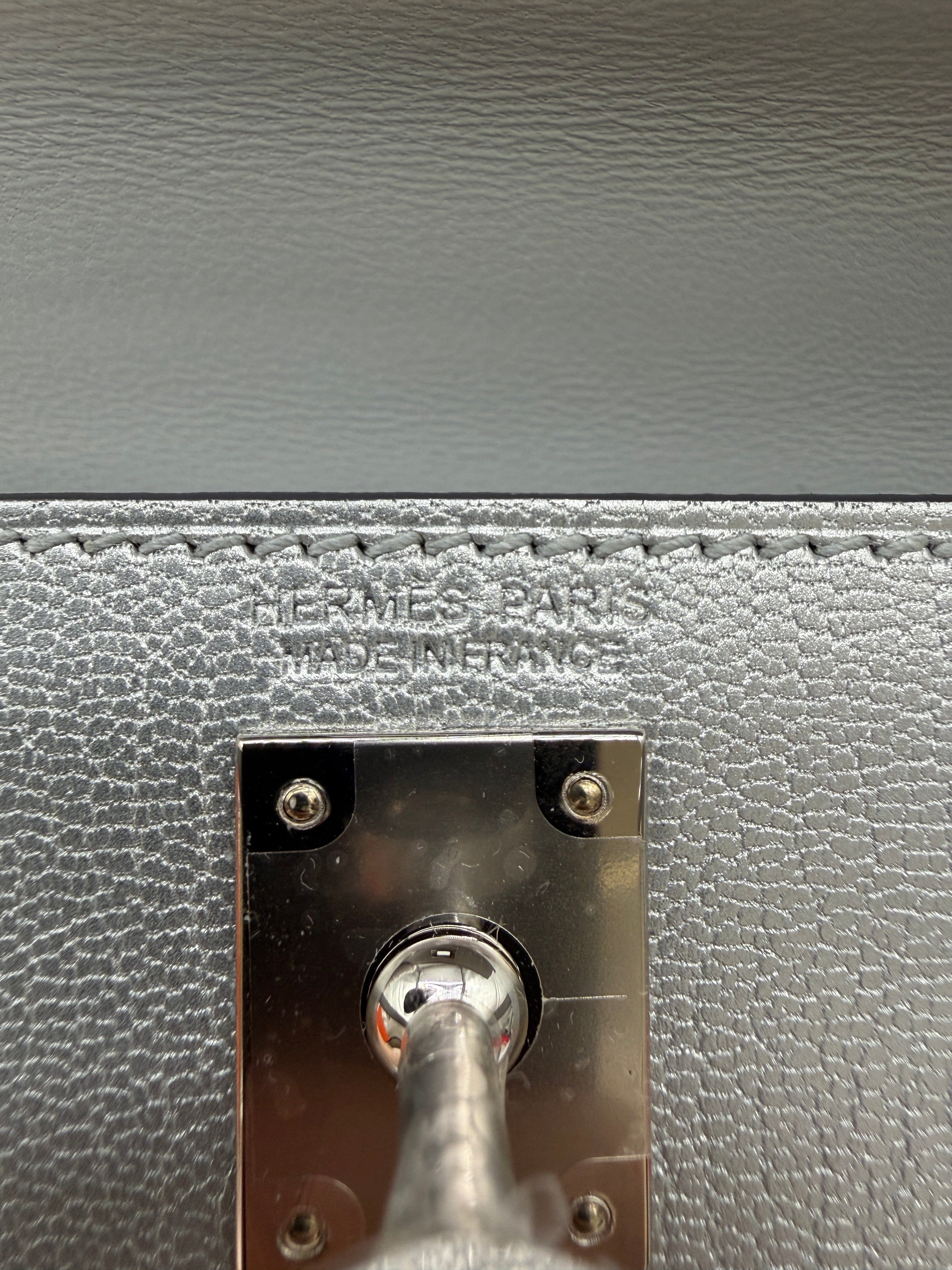 Hermès Hermès Mini Kelly Argentee Palladium Hardware
