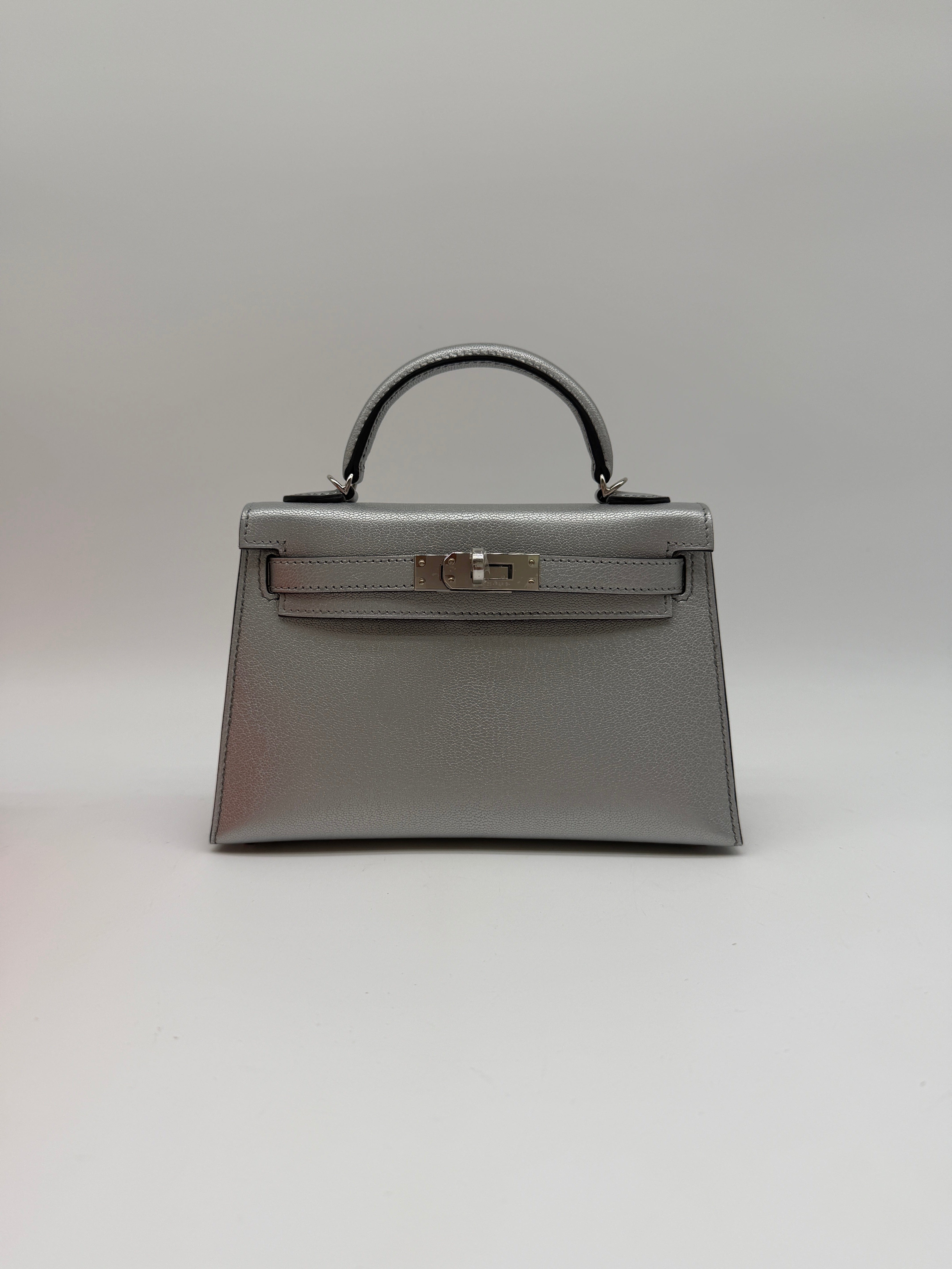 Hermès Hermès Mini Kelly Argentee Palladium Hardware