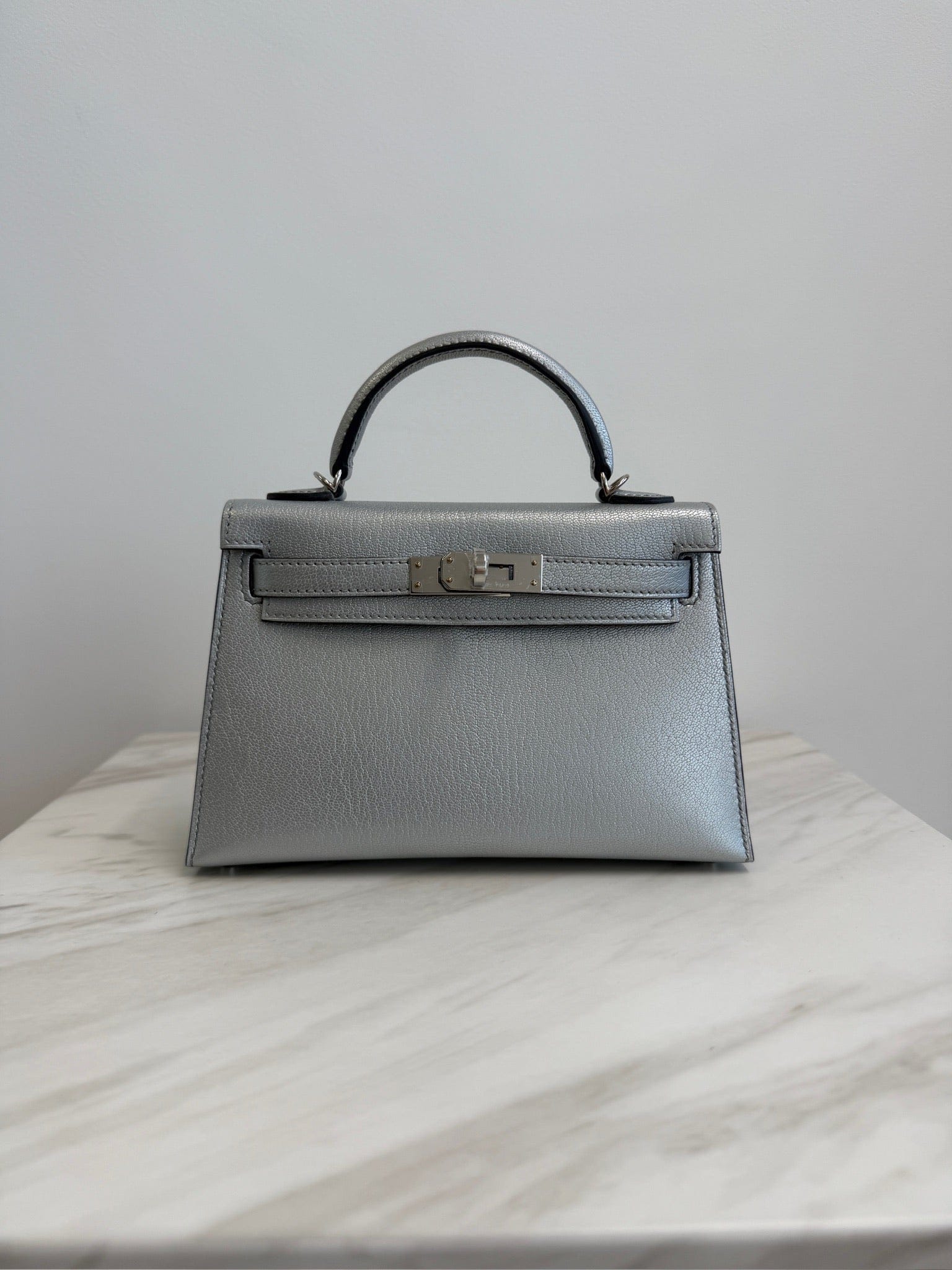 Hermès Hermès Mini Kelly Argentee Palladium Hardware