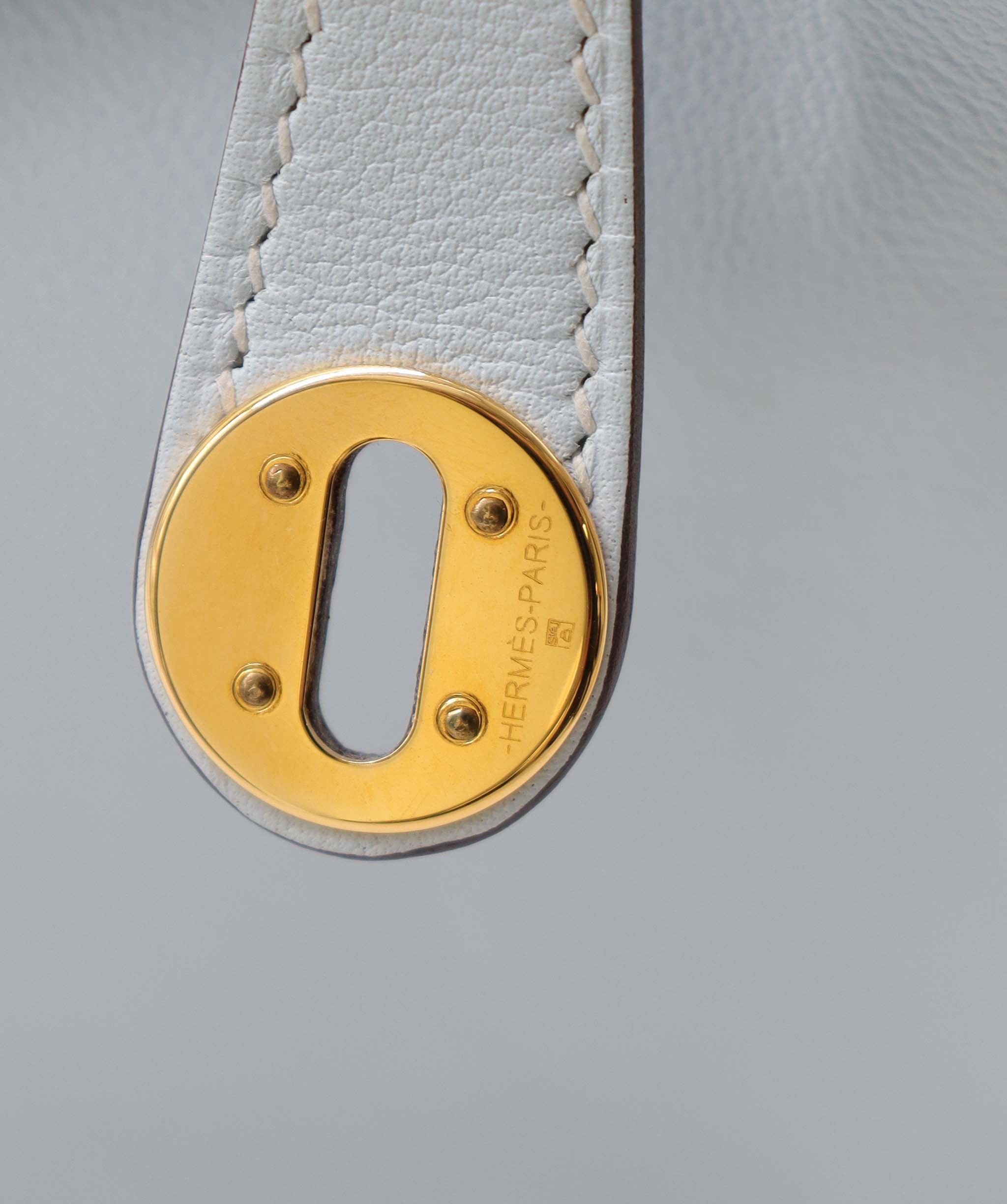 Hermès Hermes Mini Lindy Blue Brume Swift GHW #Z SKC1935